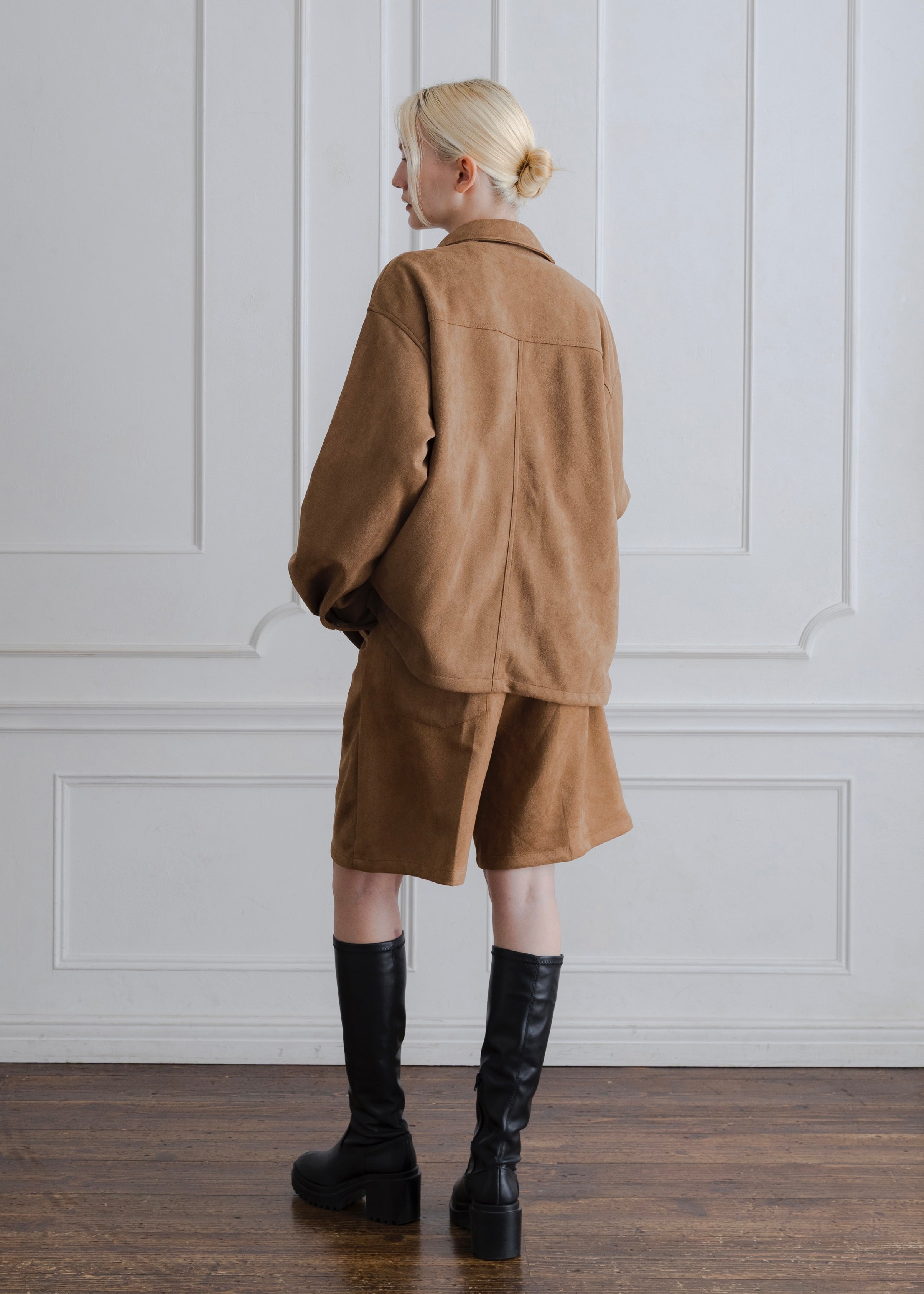 FAUX SUEDE JACKET