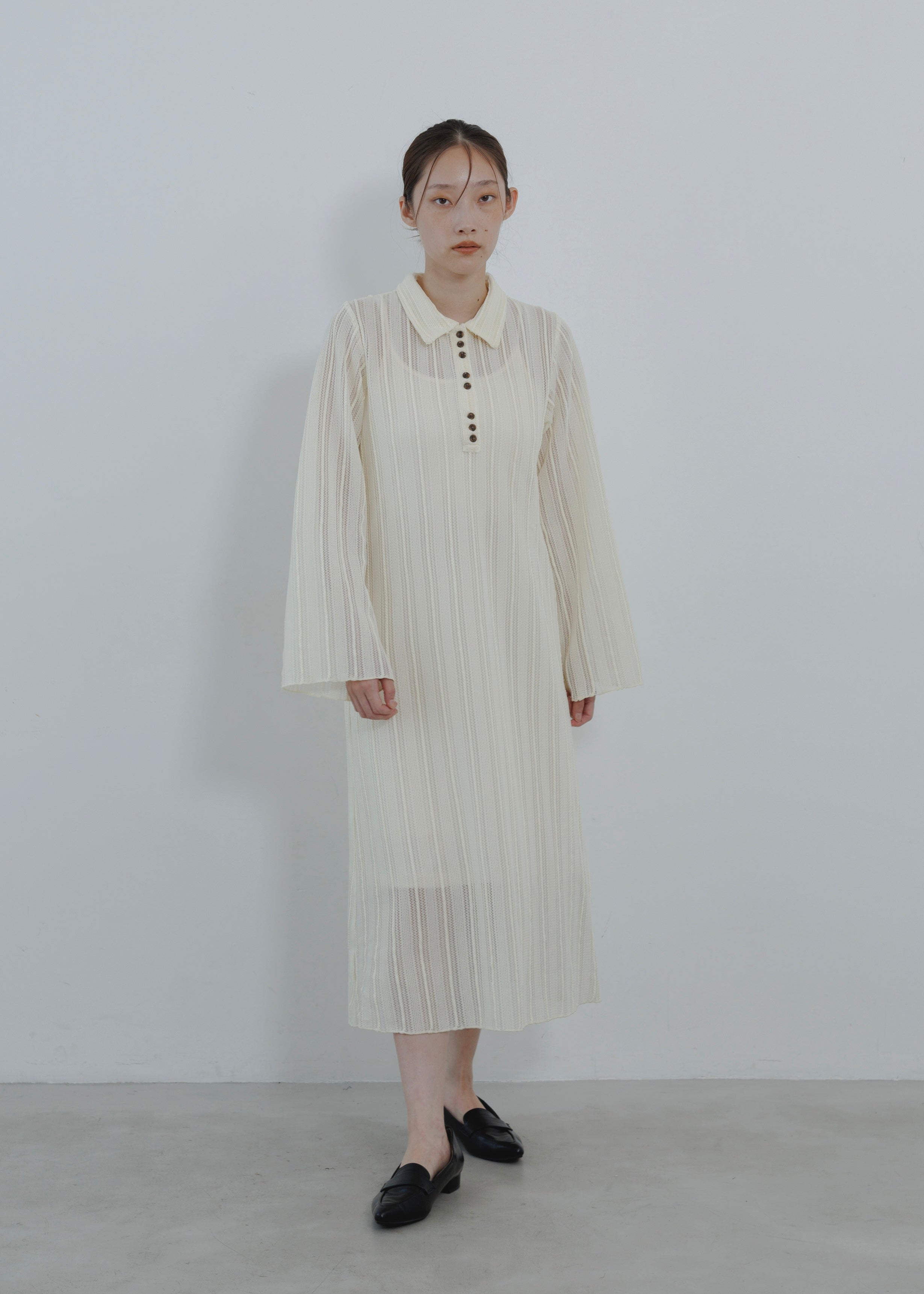 LACE POLO DRESS