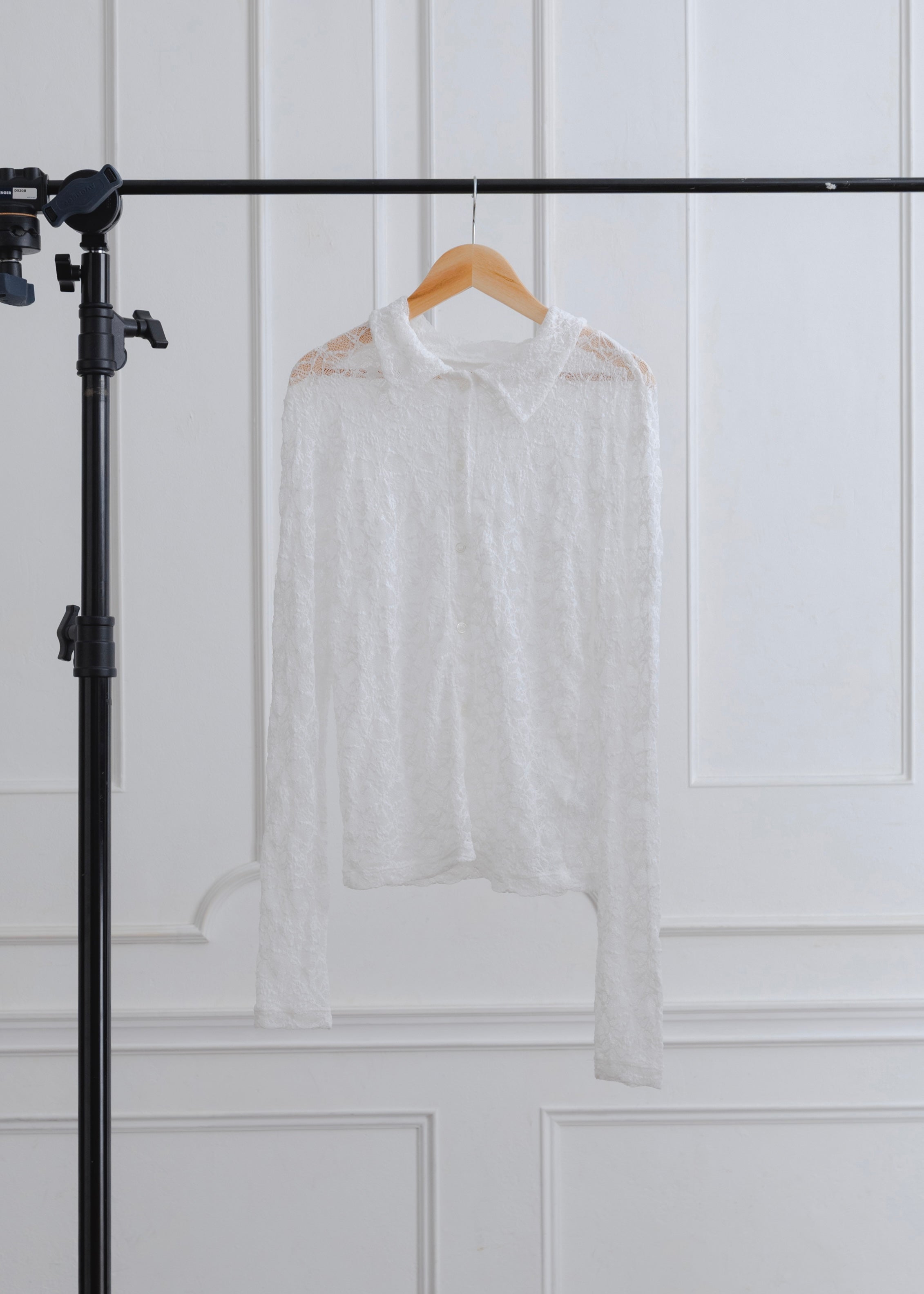 STRETCH LACE SHIRT