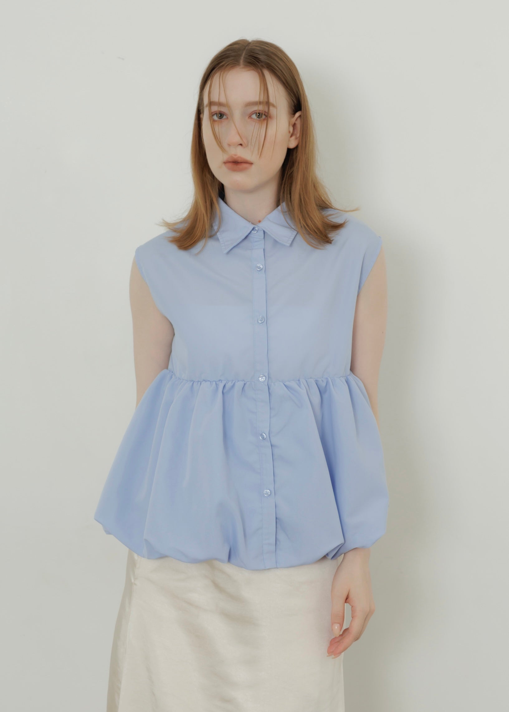 TIERED BALLOON SHIRT