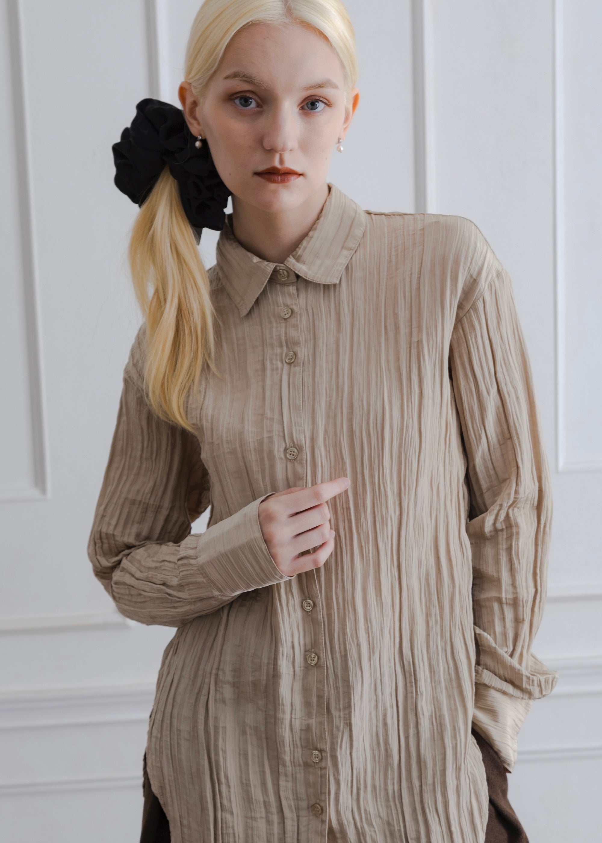 WASHER POPLIN SHIRT