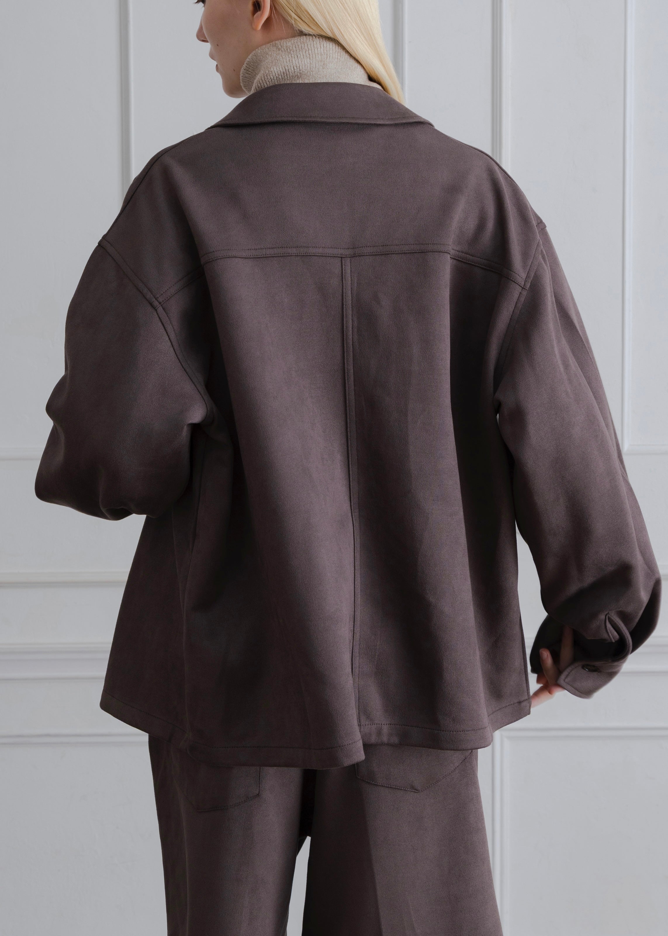 FAUX SUEDE JACKET
