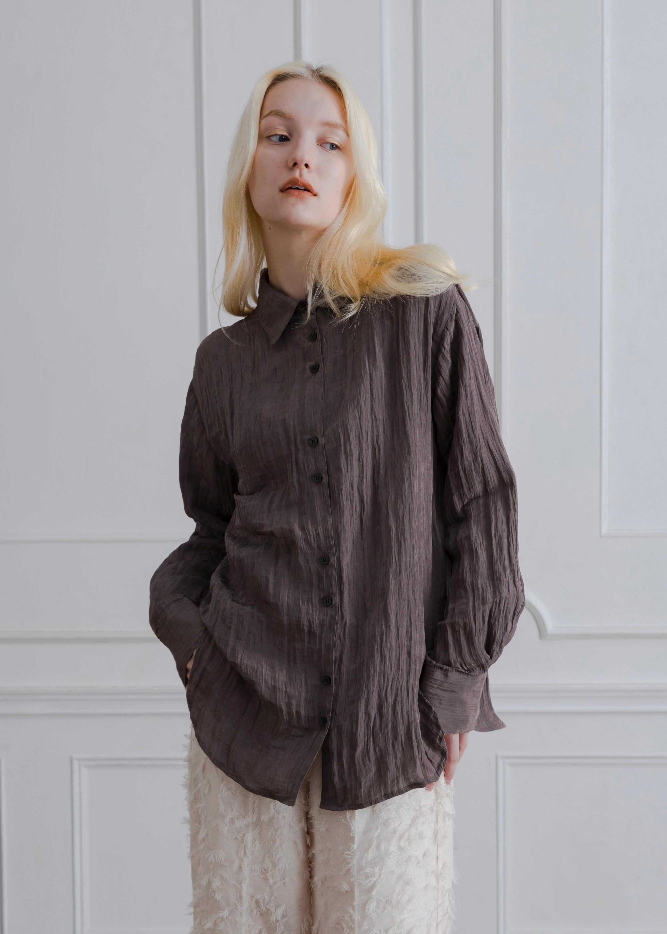 WASHER POPLIN SHIRT
