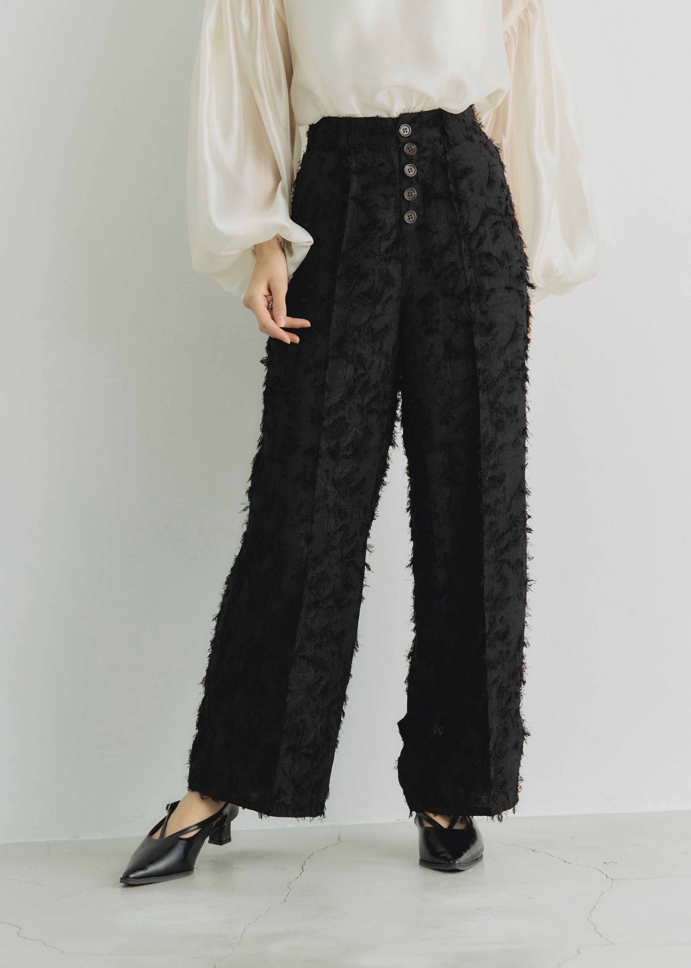 JACQUARD PANTS