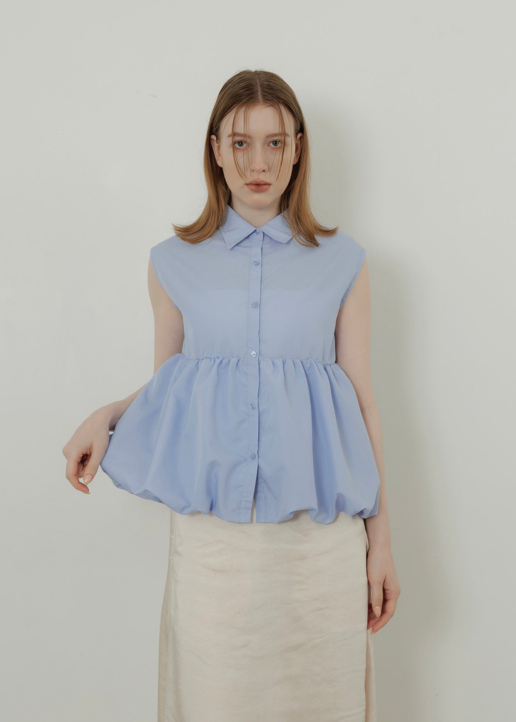 TIERED BALLOON SHIRT