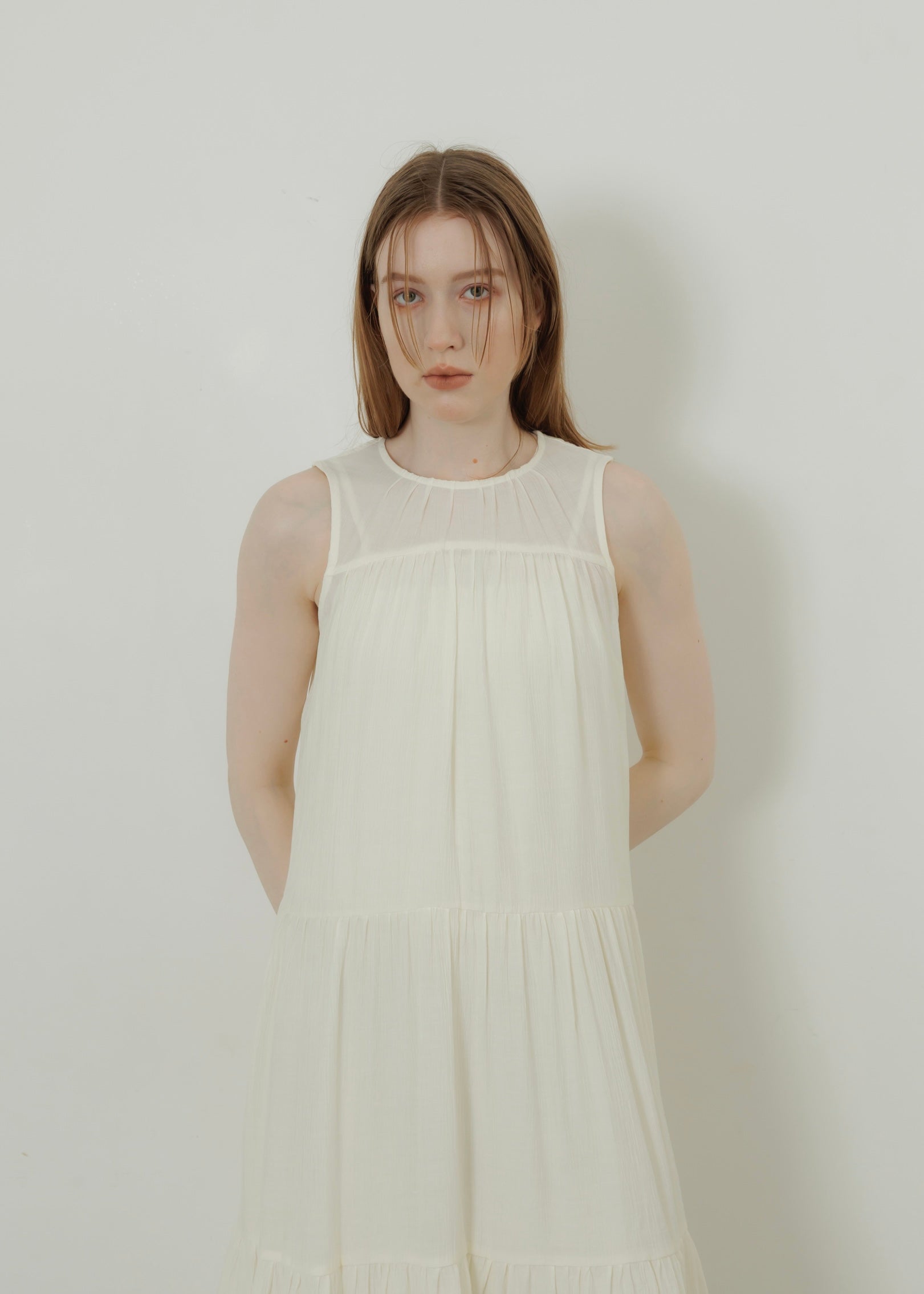 WASHER TIERED DRESS