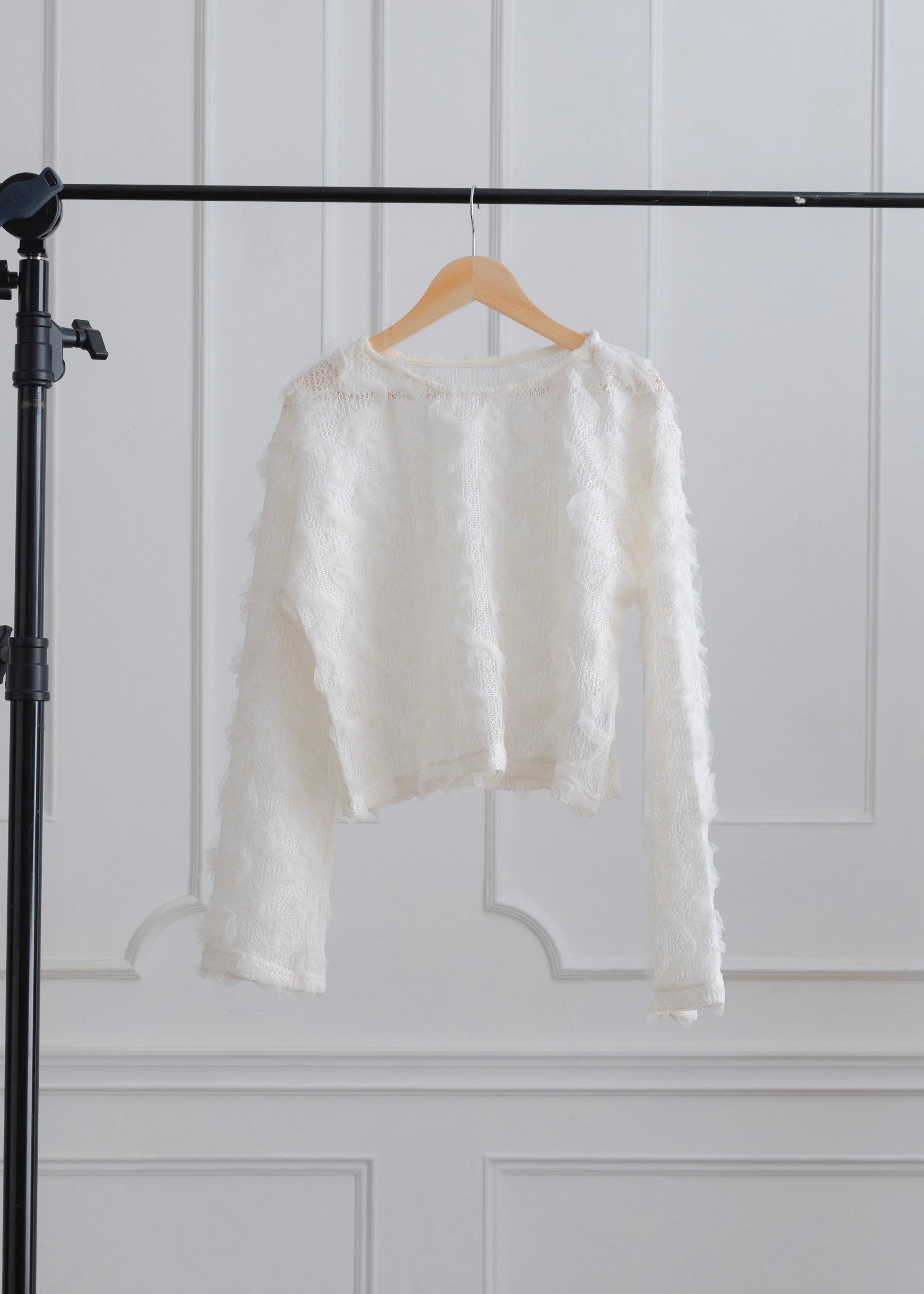 TULLE FRILL PULLOVER