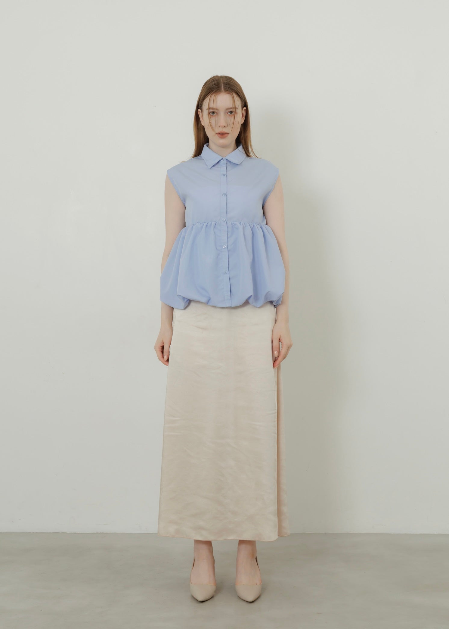TIERED BALLOON SHIRT