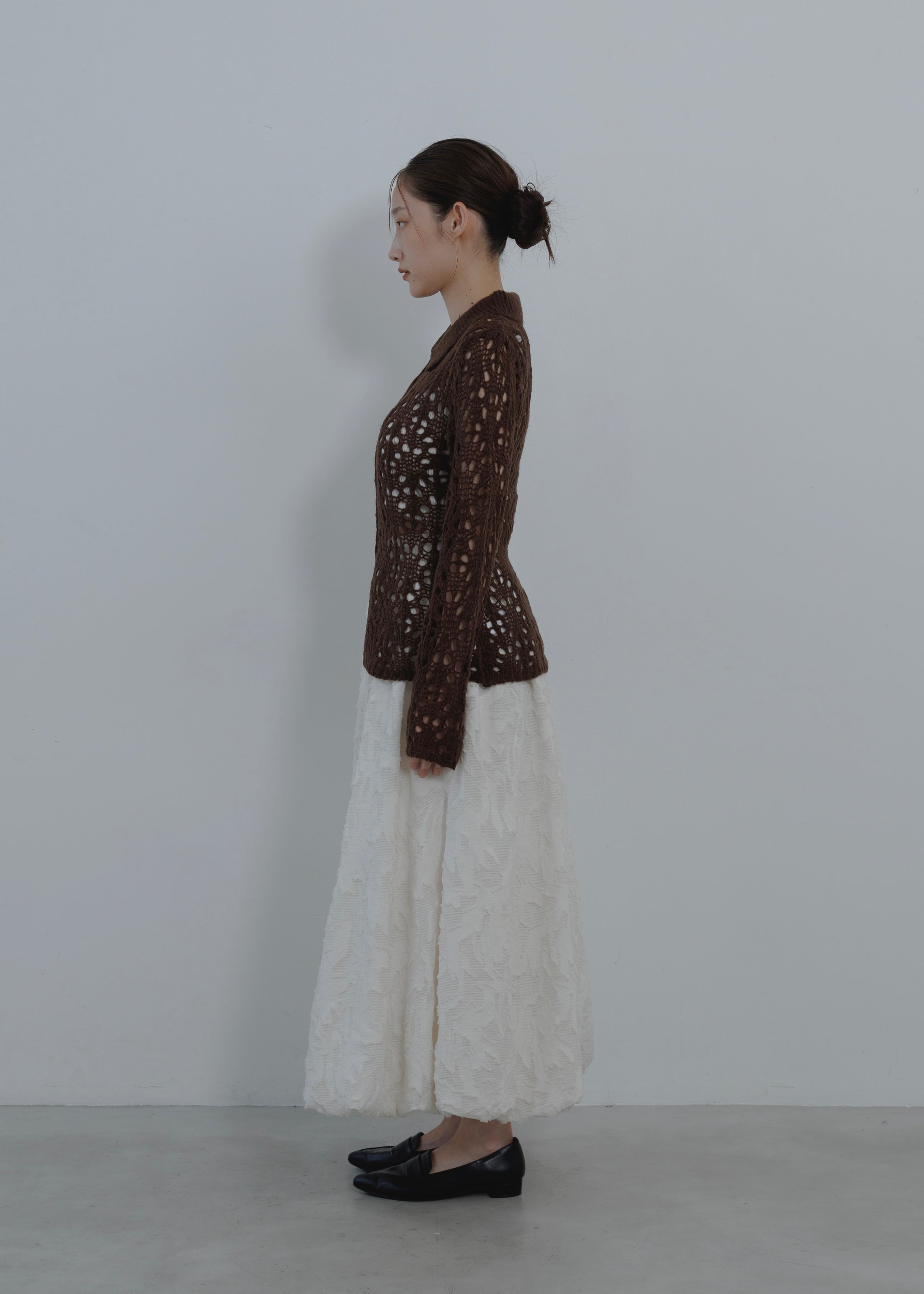 OPENWORK MOHAIR CARDIGAN