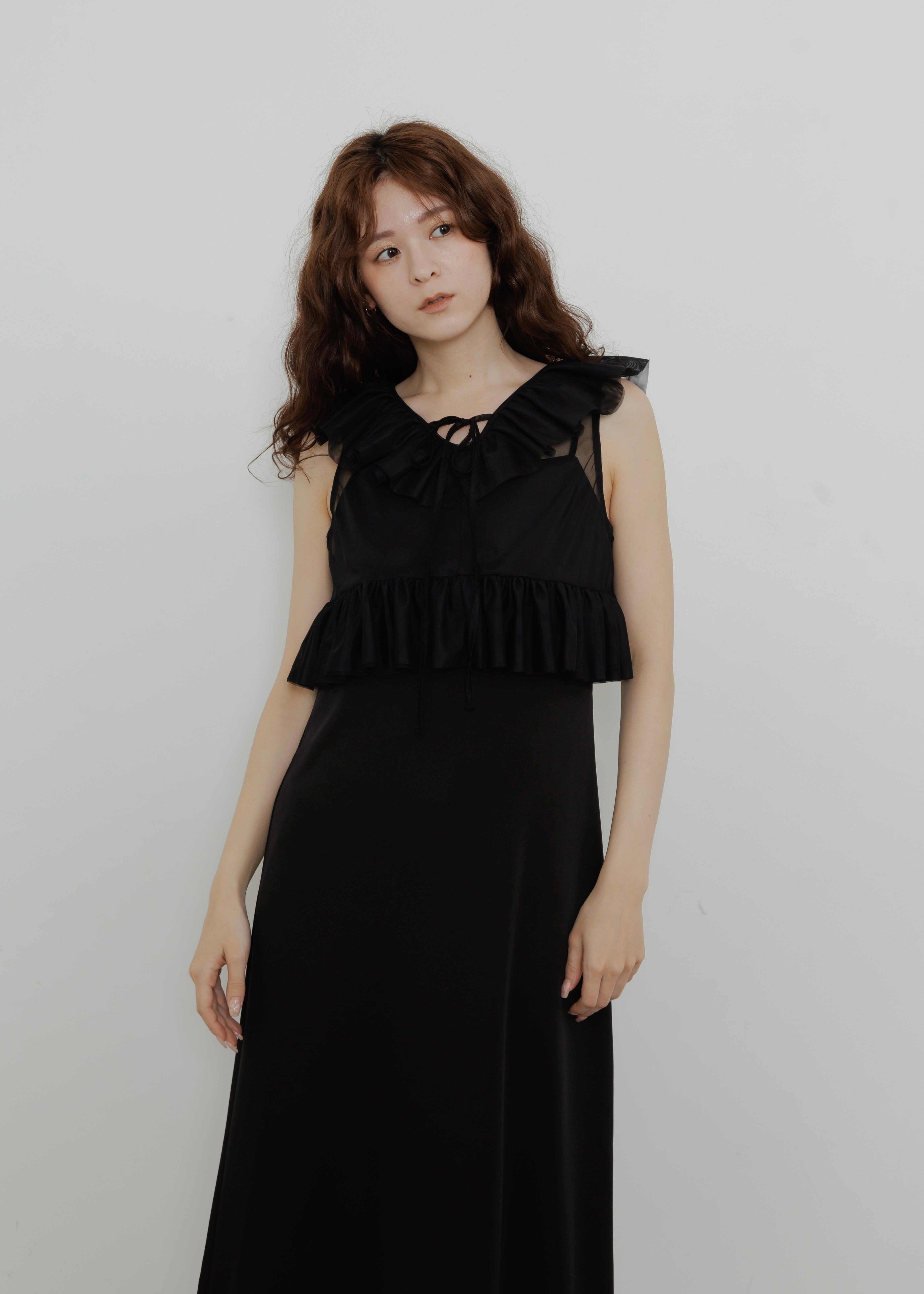 TULLE VEST SET DRESS