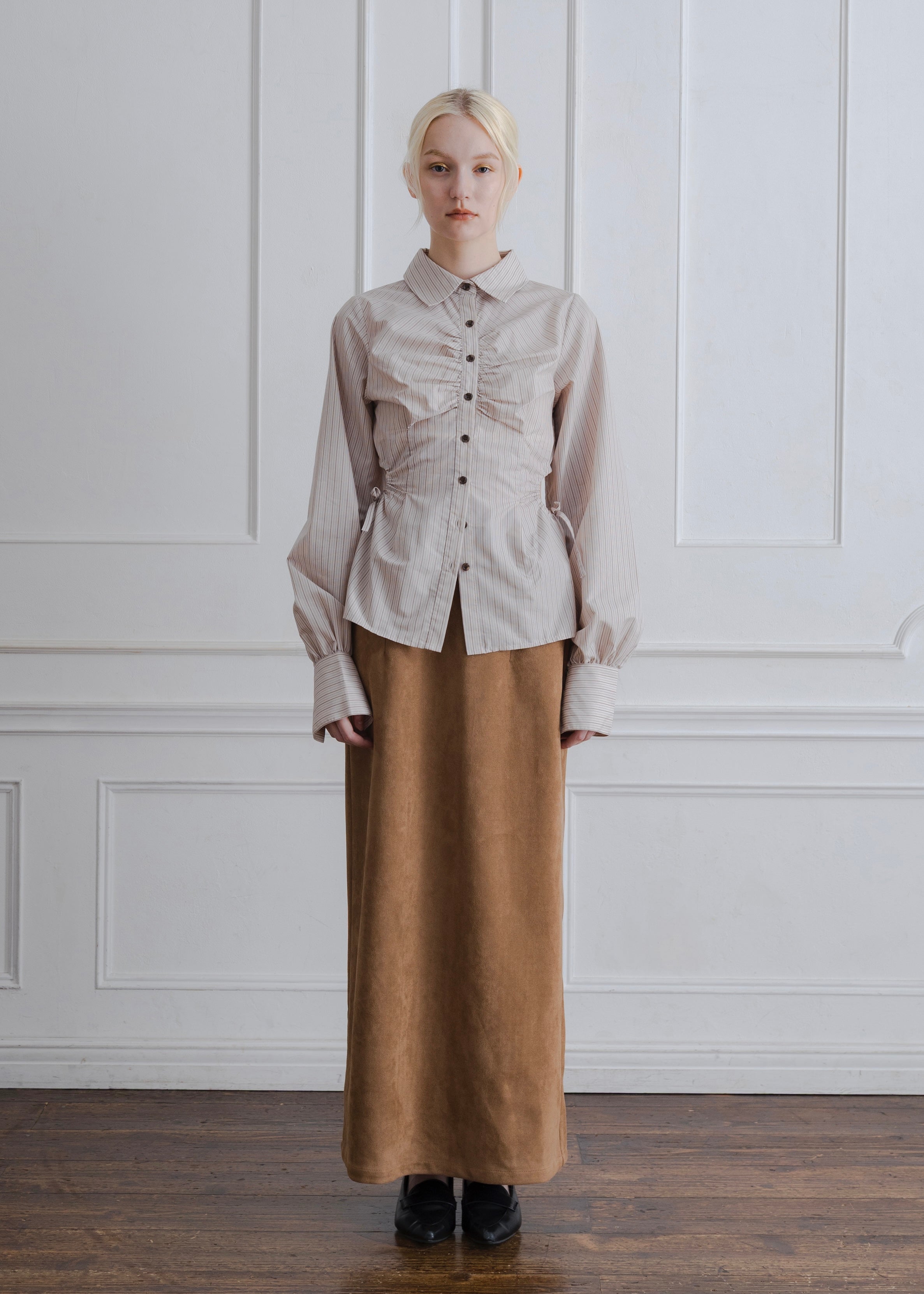 FAUX SUEDE SKIRT