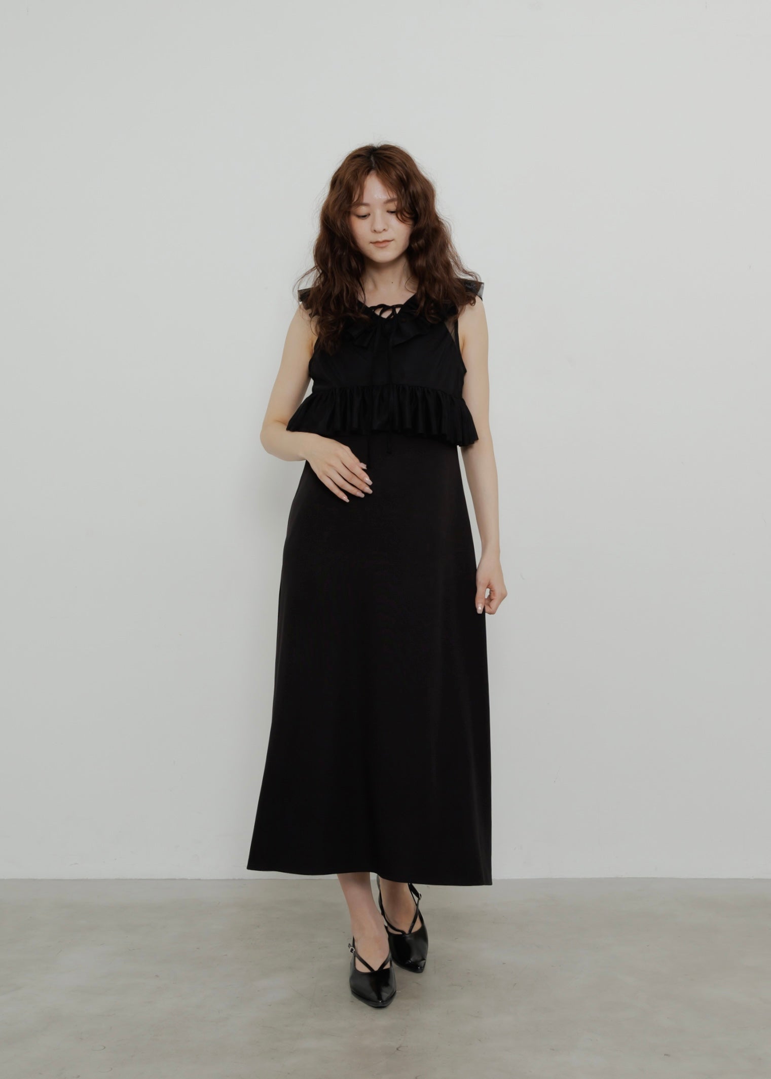 TULLE VEST SET DRESS