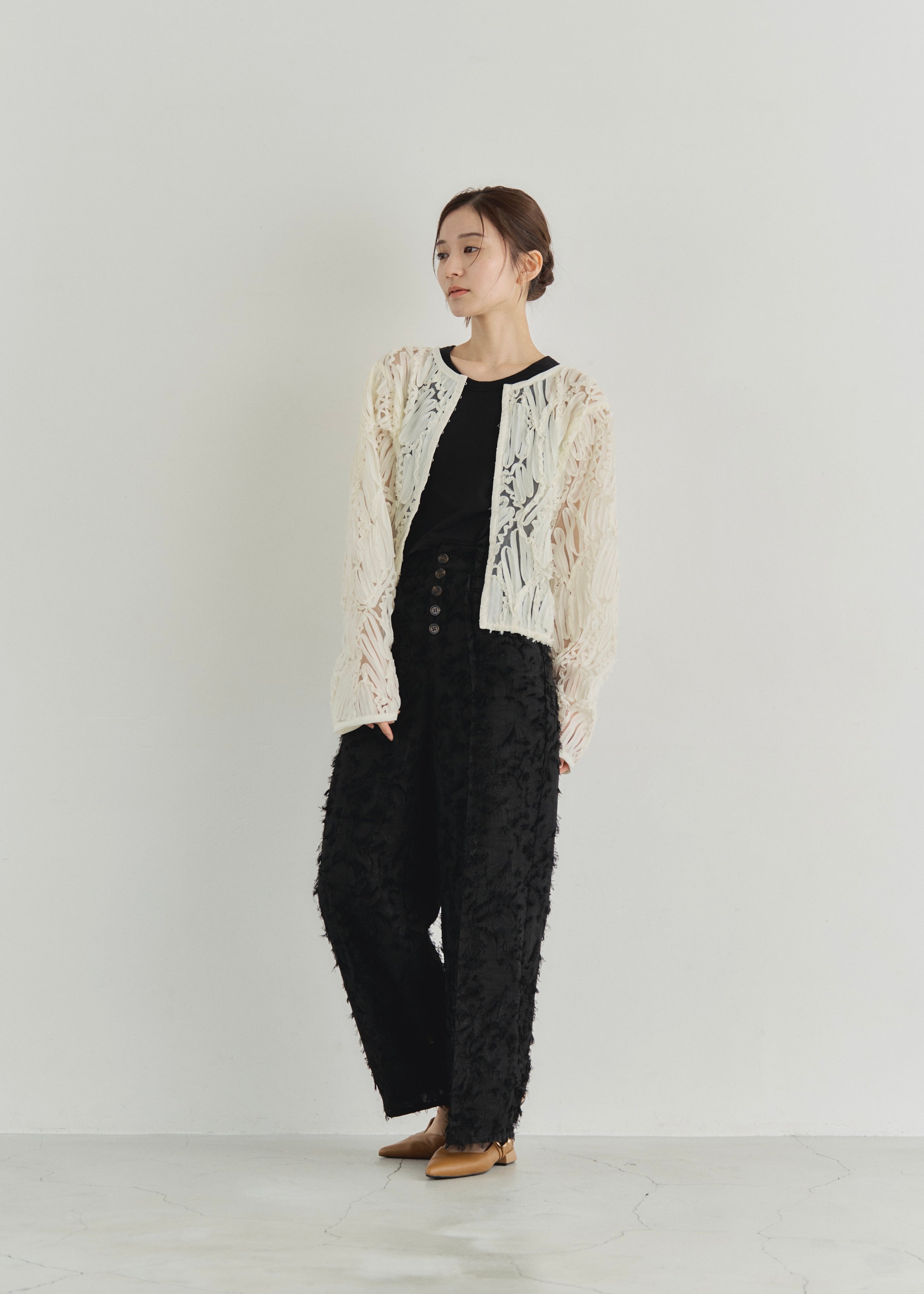 par jacquard Ines jacquard pantsジャガードパンツ par jacquard Inès jacquard pantsジャガードパンツ