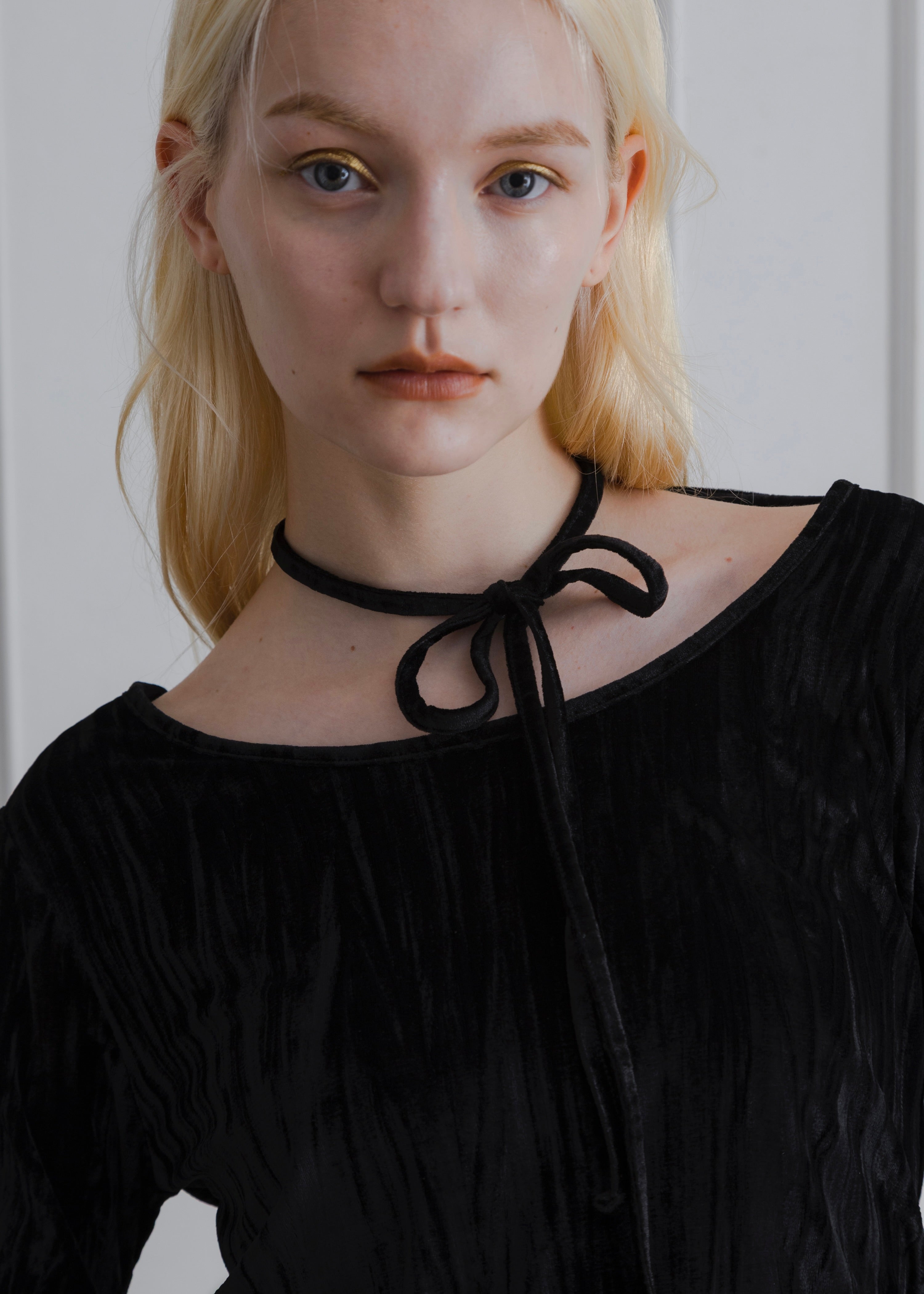 2WAY CRUSH VELOUR TOP