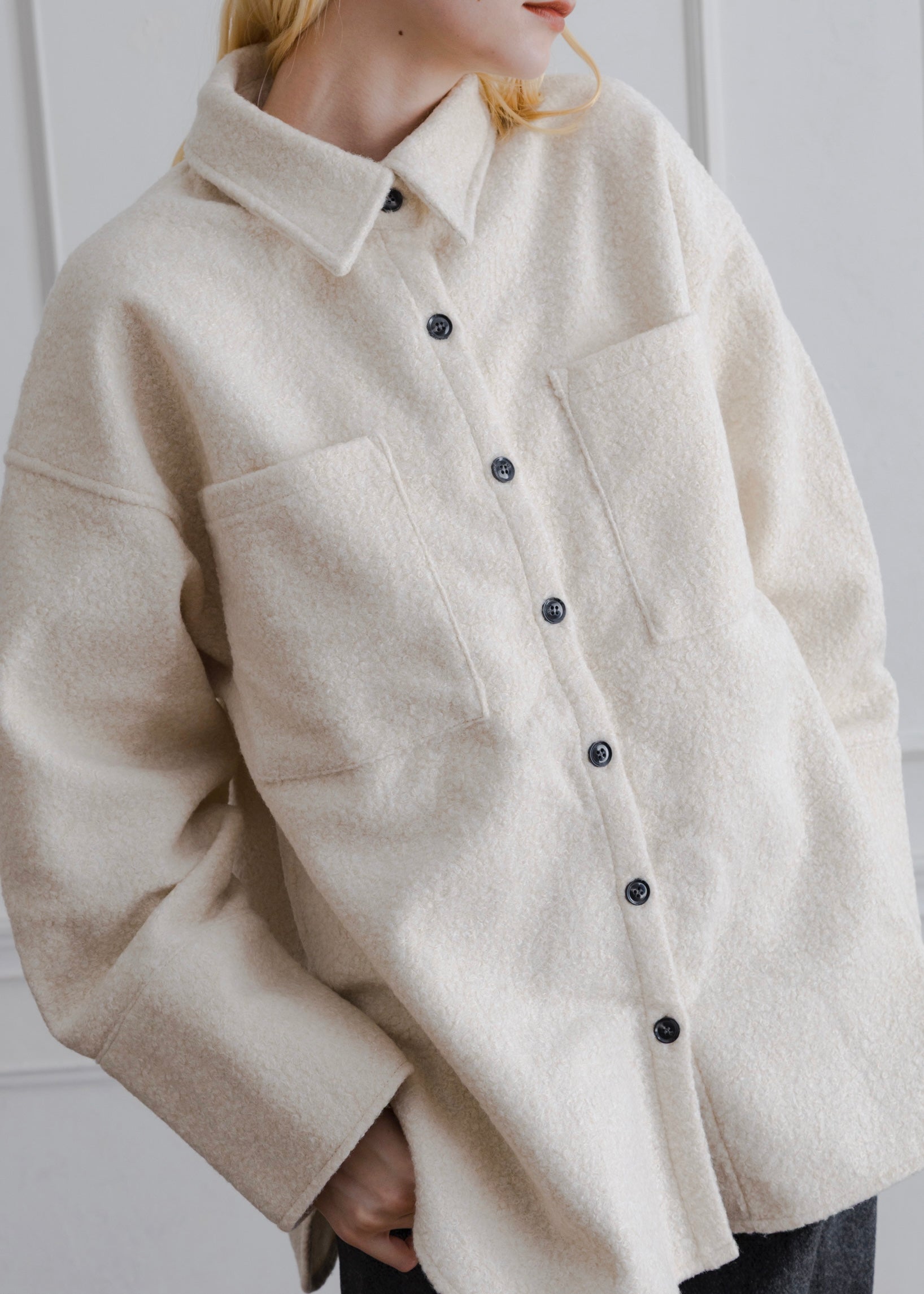 LOOP TWEED SHIRT