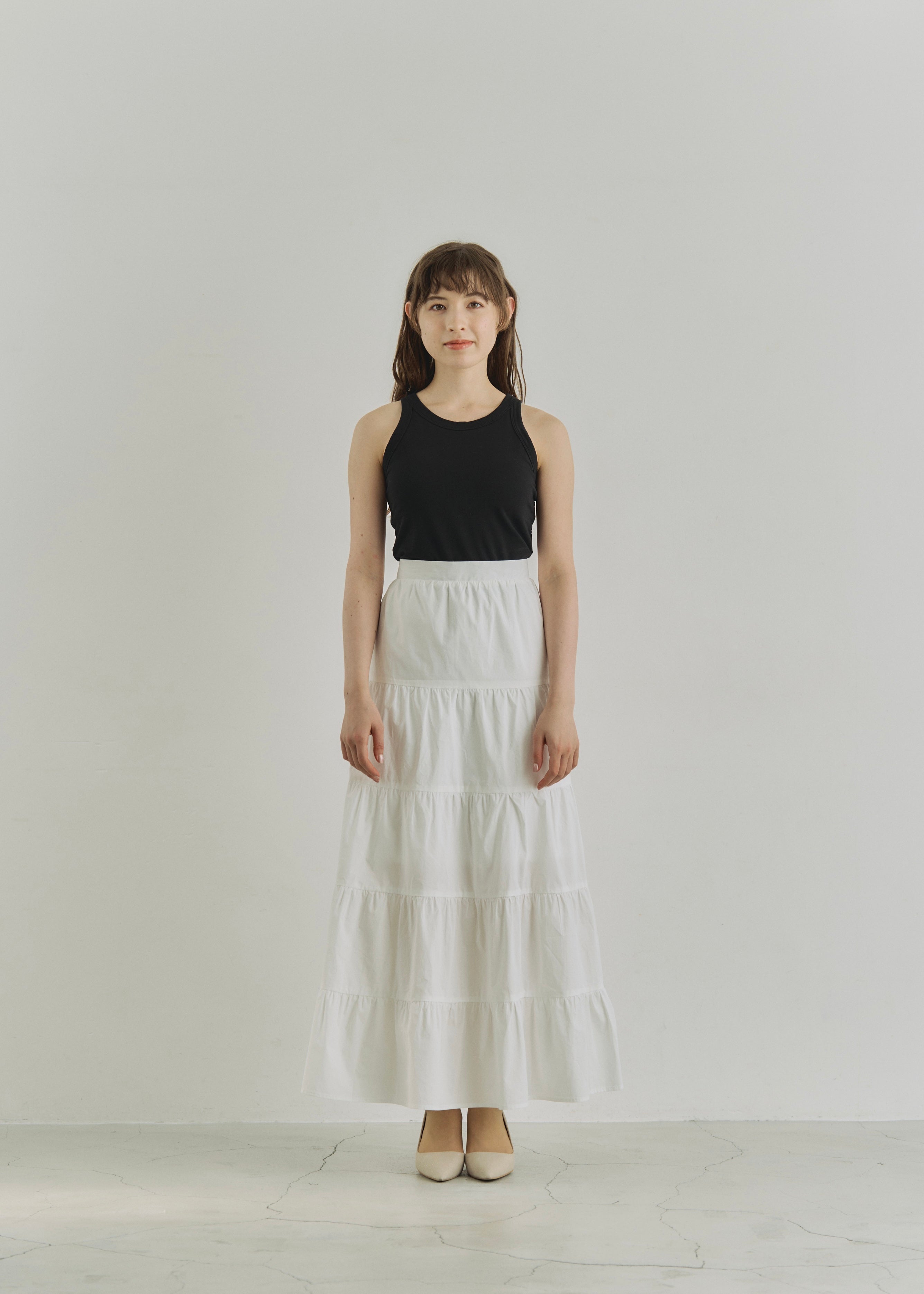 LAWN FLARE SKIRT