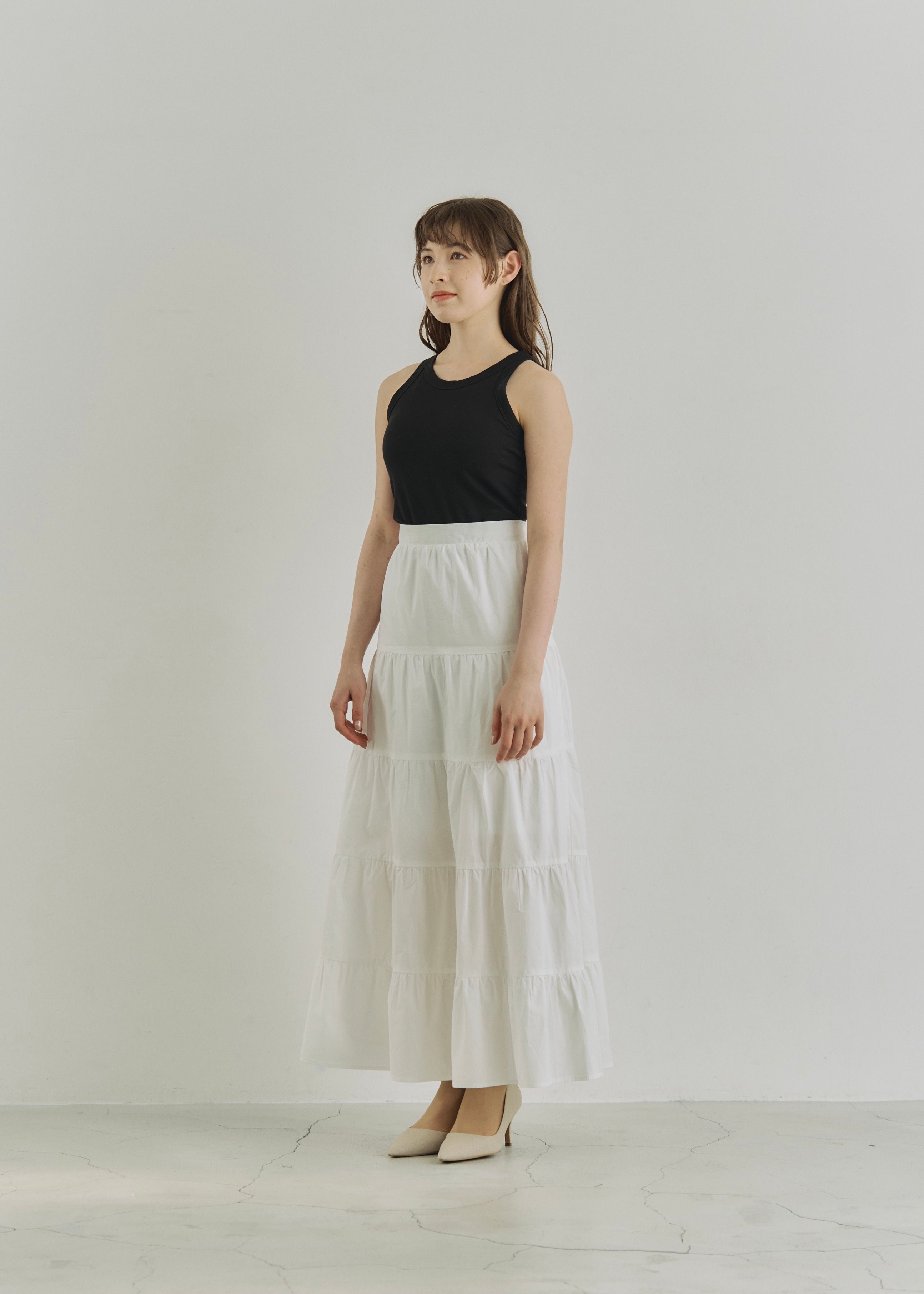 LAWN FLARE SKIRT