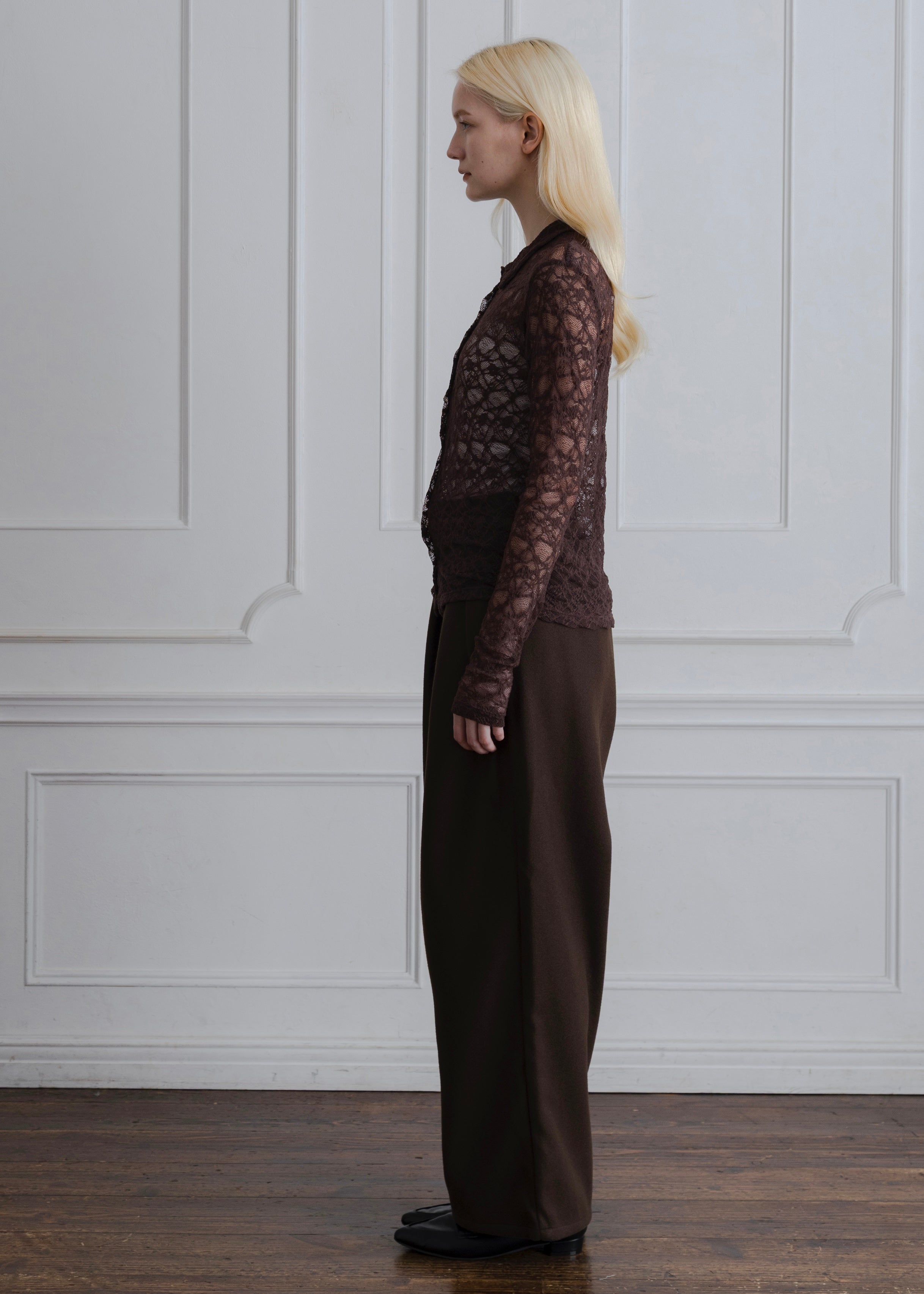 STRETCH LACE SHIRT