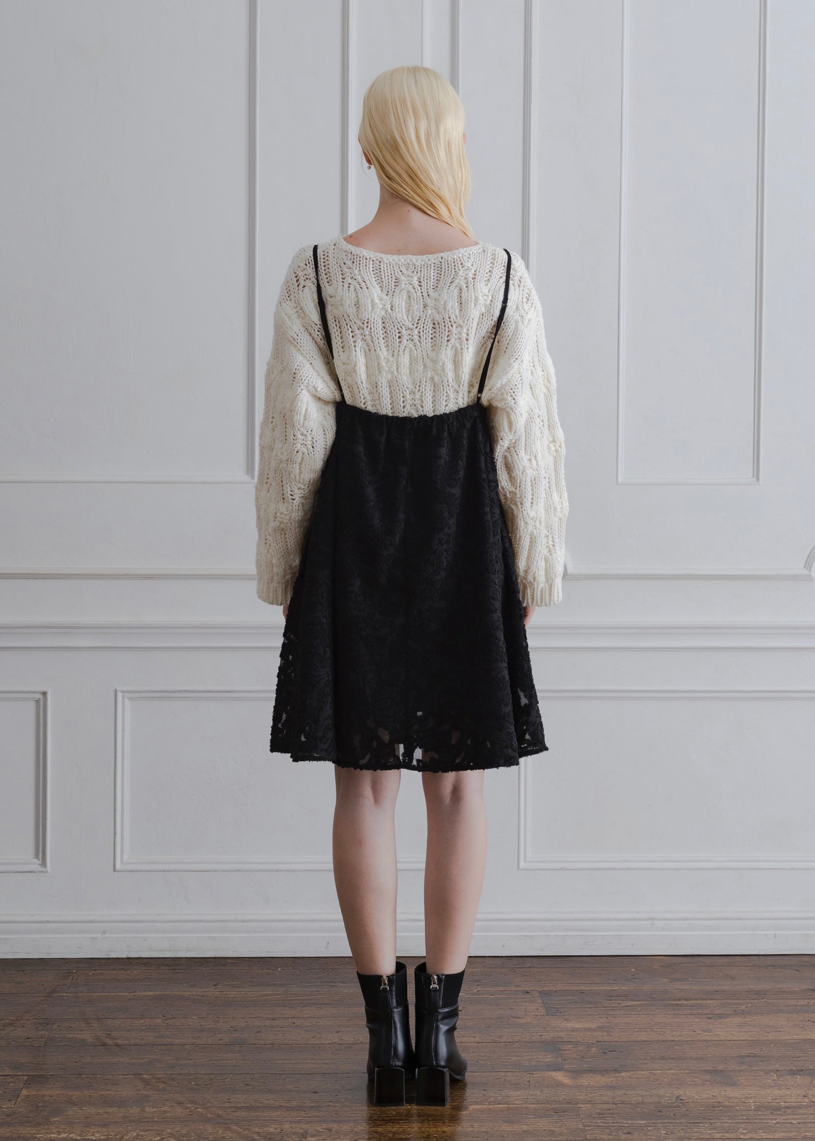 SHEER JACQUARD TUNIC CAMISOLE