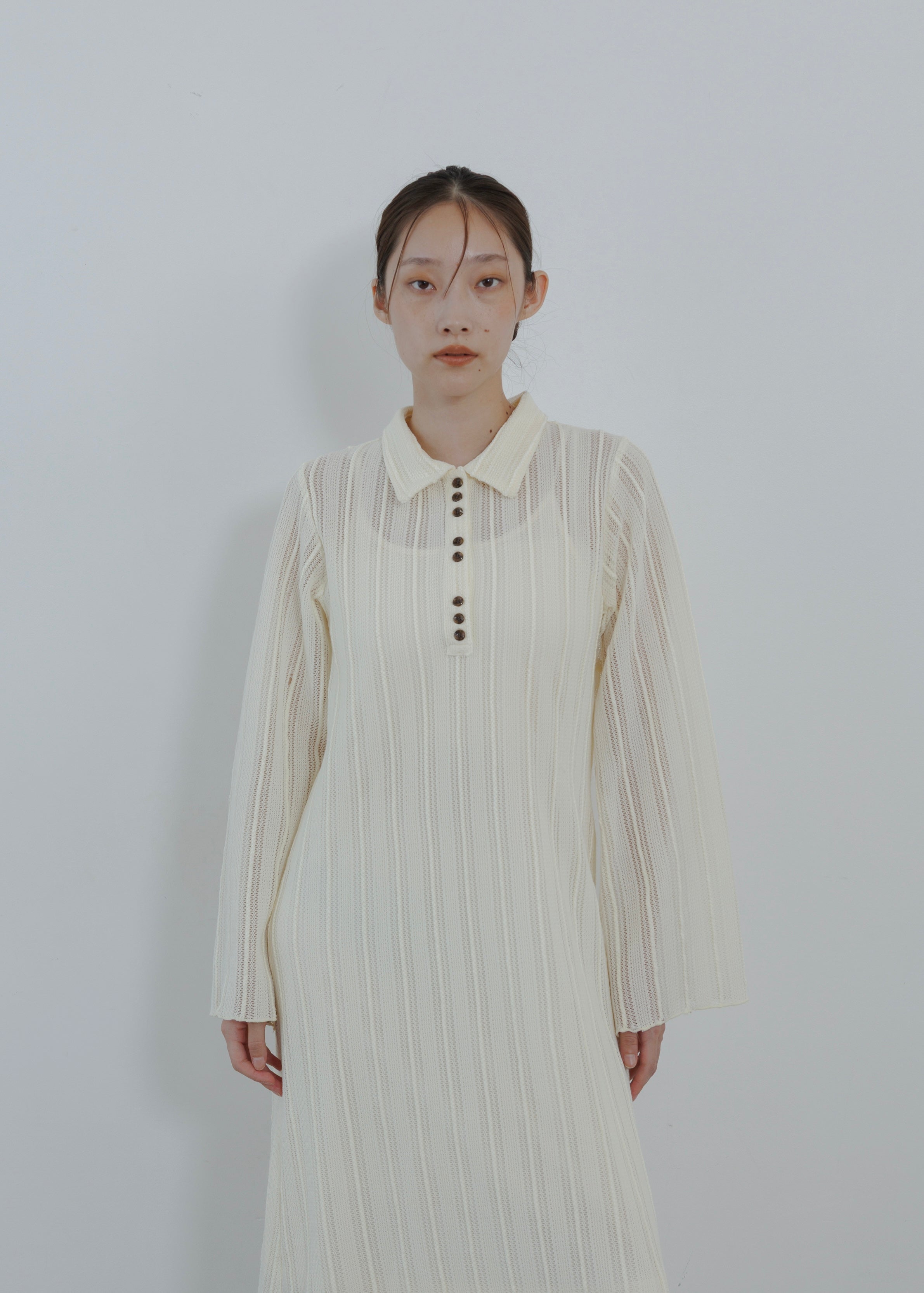 LACE POLO DRESS