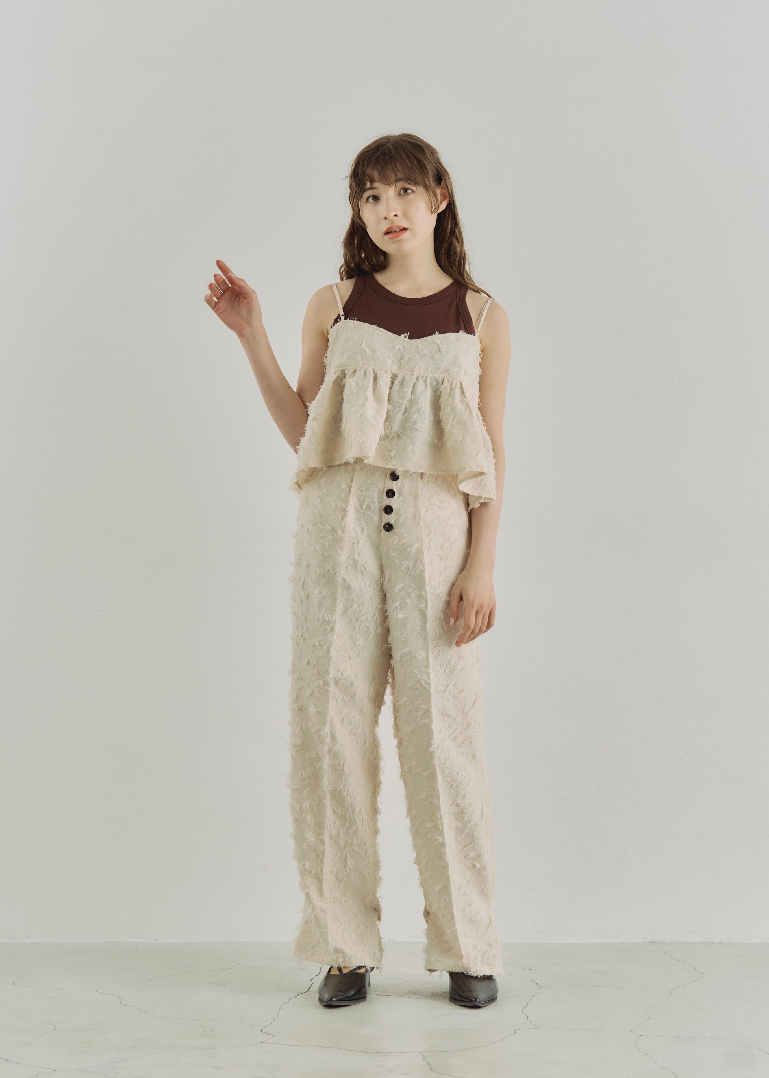 2WAY JACQUARD CAMISOLE