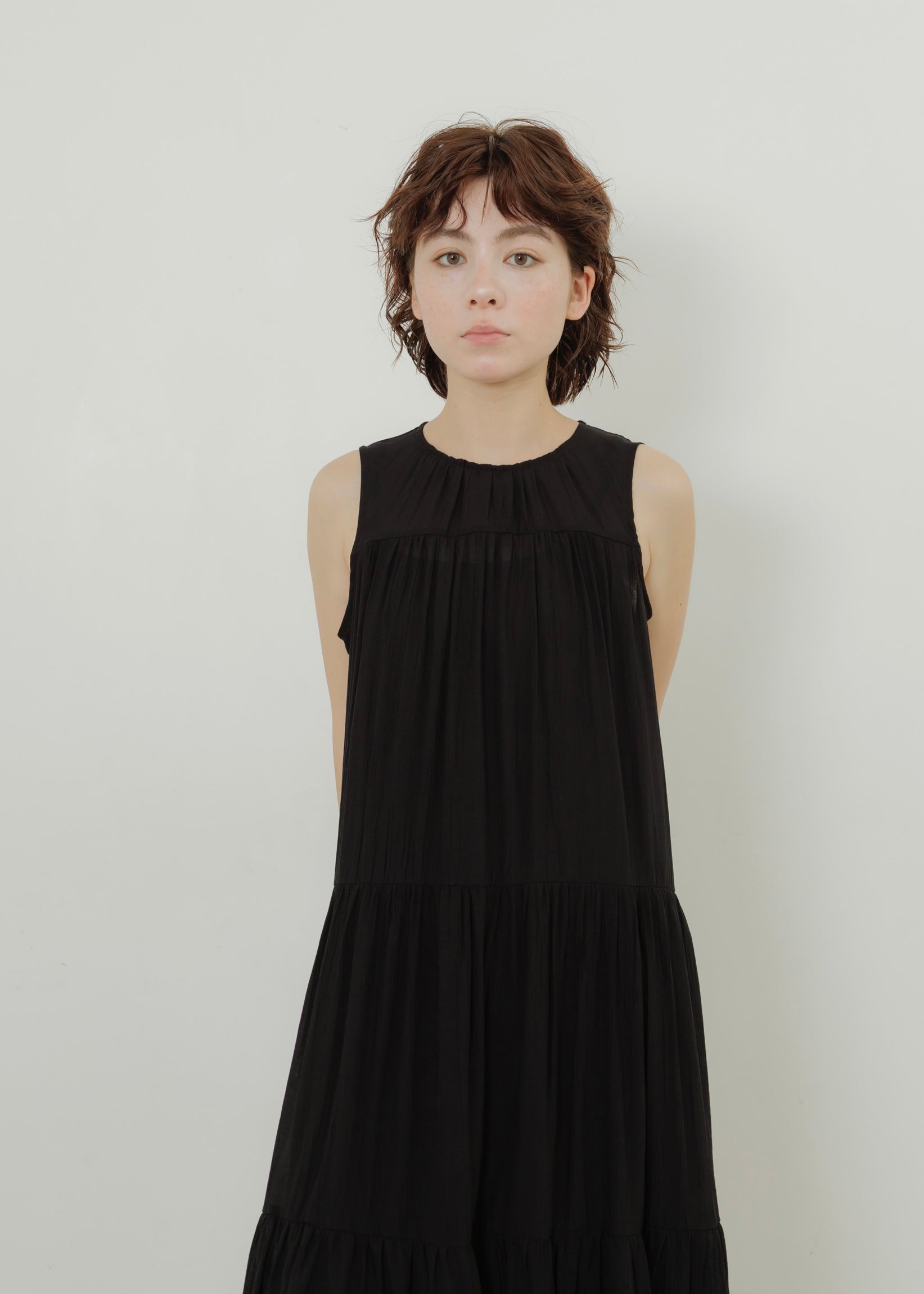WASHER TIERED DRESS
