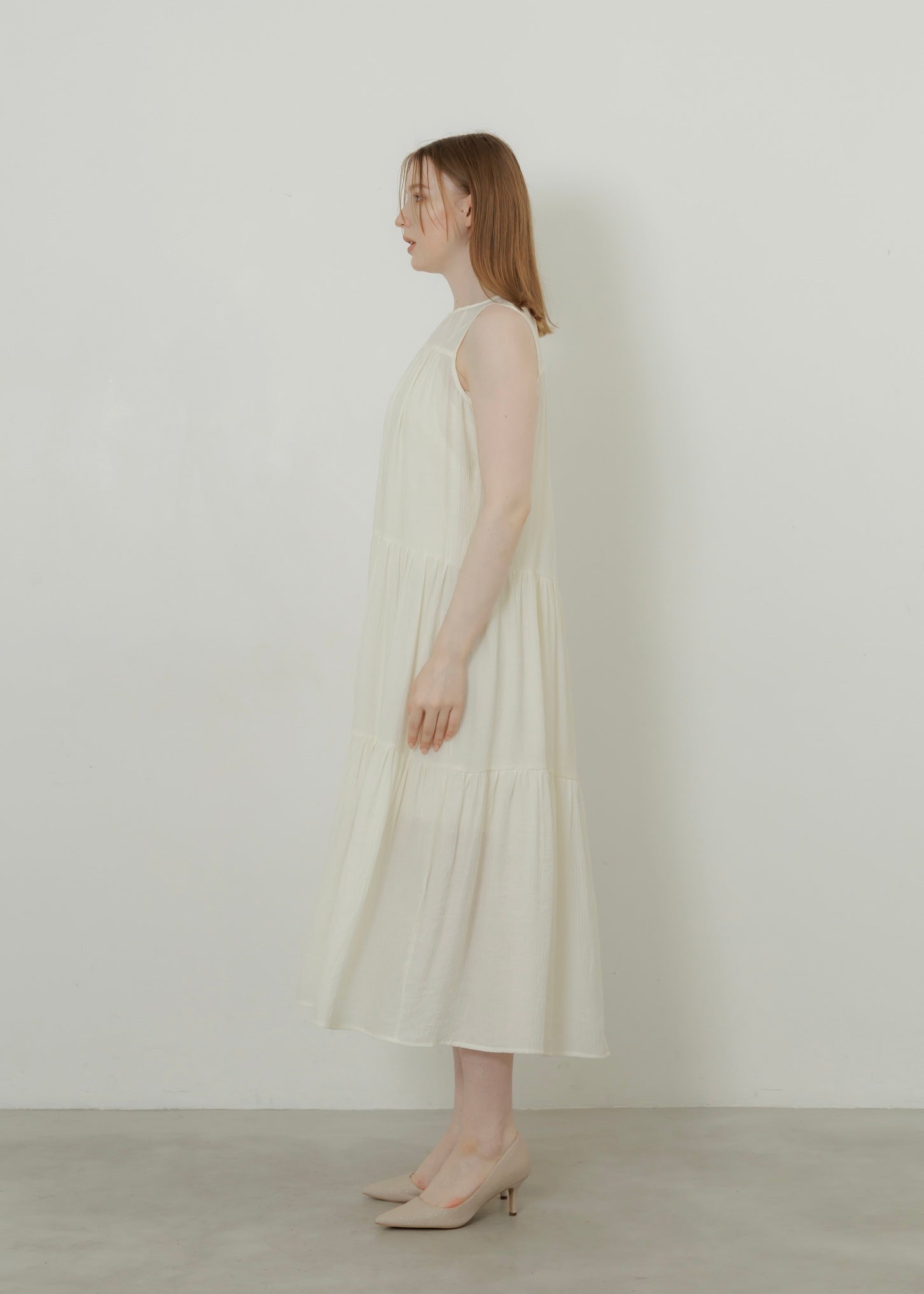 WASHER TIERED DRESS