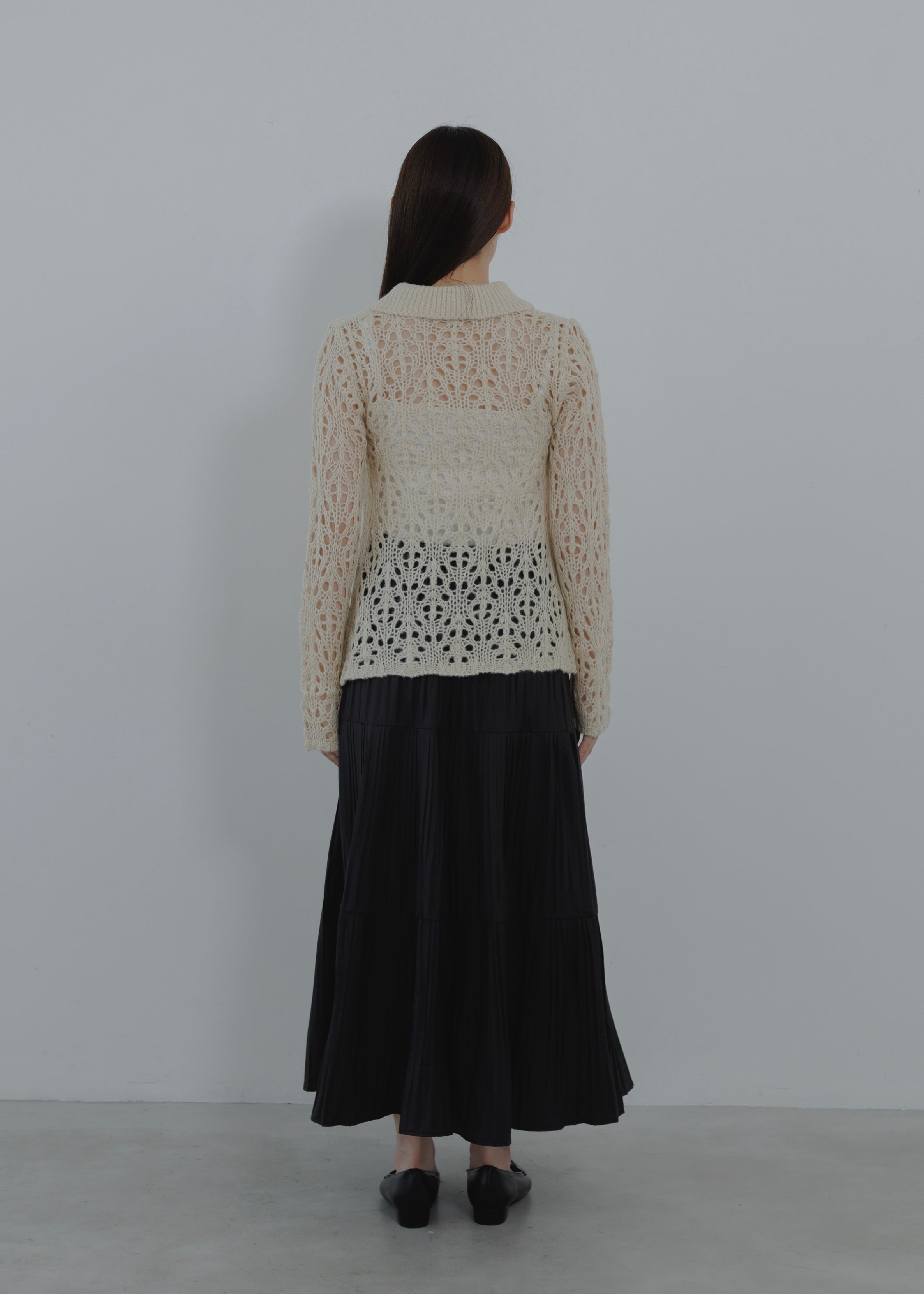 OPENWORK MOHAIR CARDIGAN
