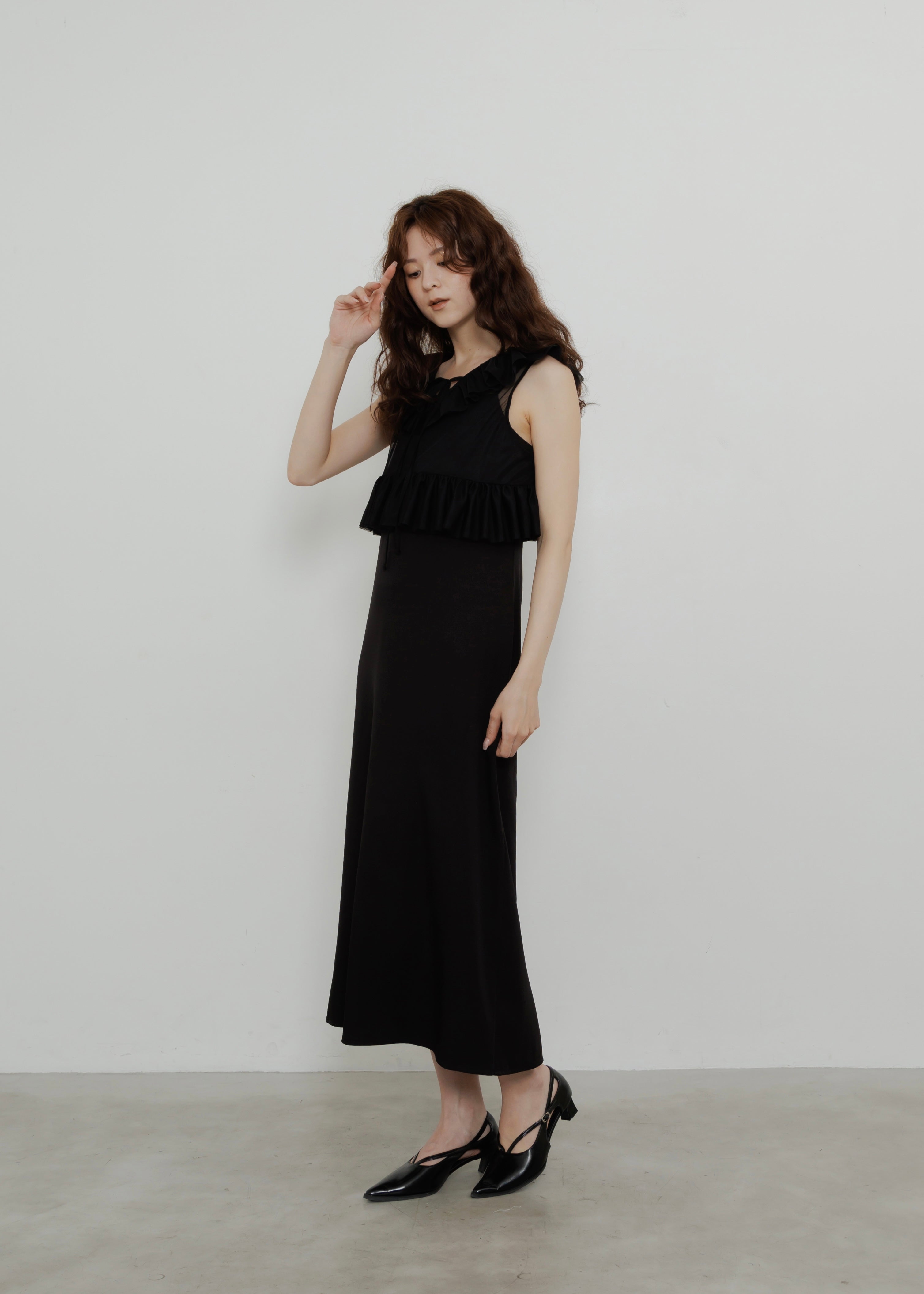 TULLE VEST SET DRESS
