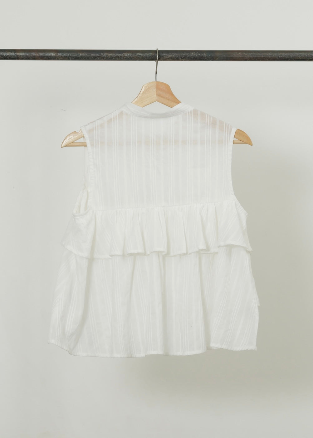 SHEER STRIPE BLOUSE