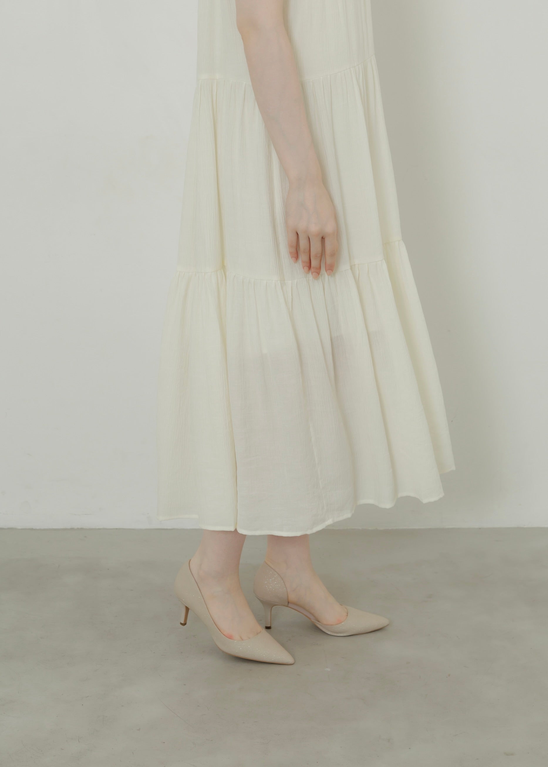 WASHER TIERED DRESS