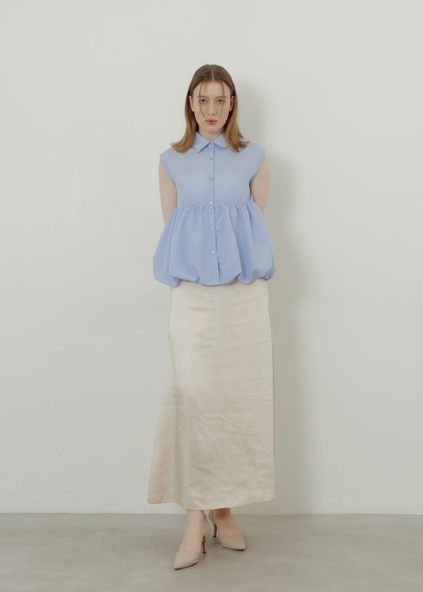 TIERED BALLOON SHIRT