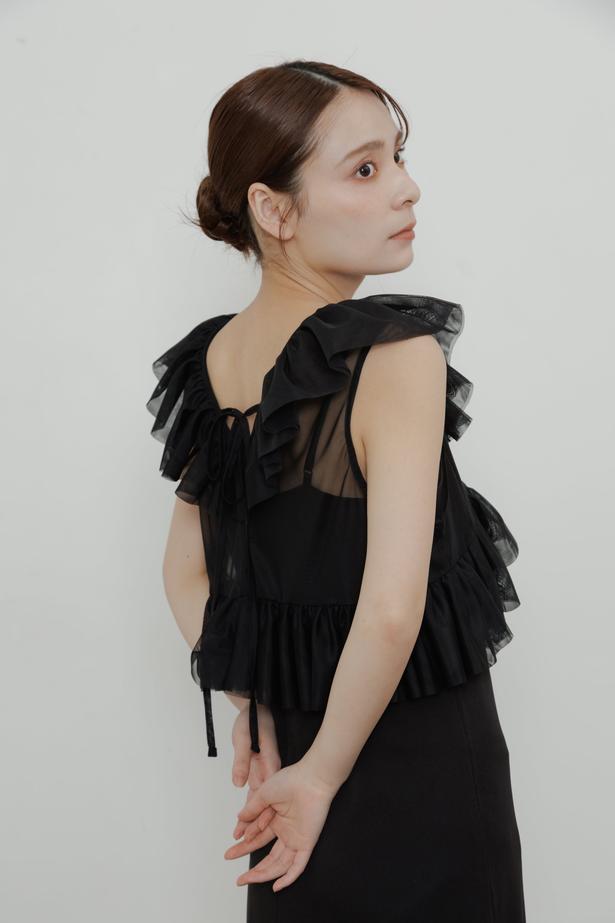 TULLE VEST SET DRESS