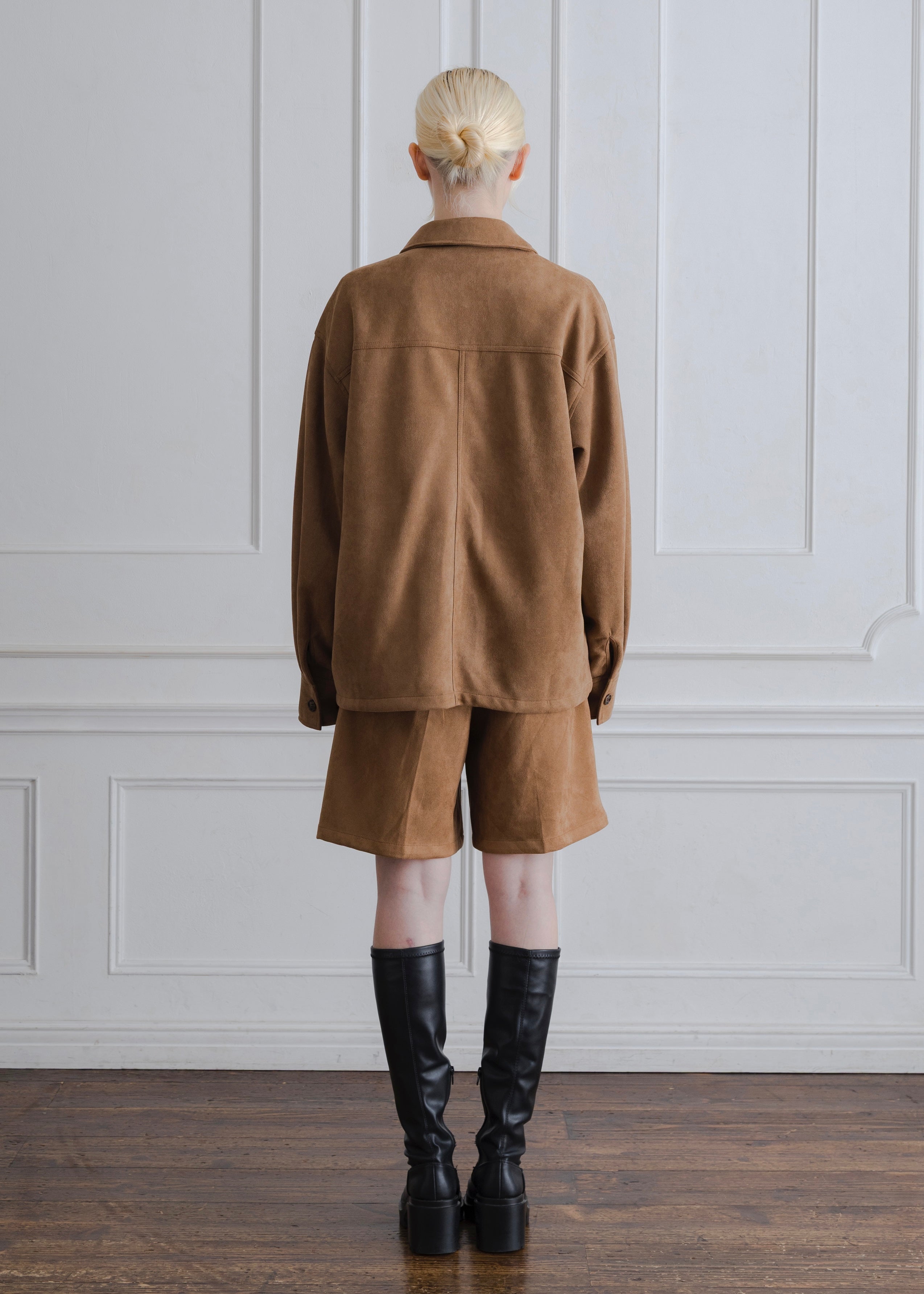 FAUX SUEDE JACKET