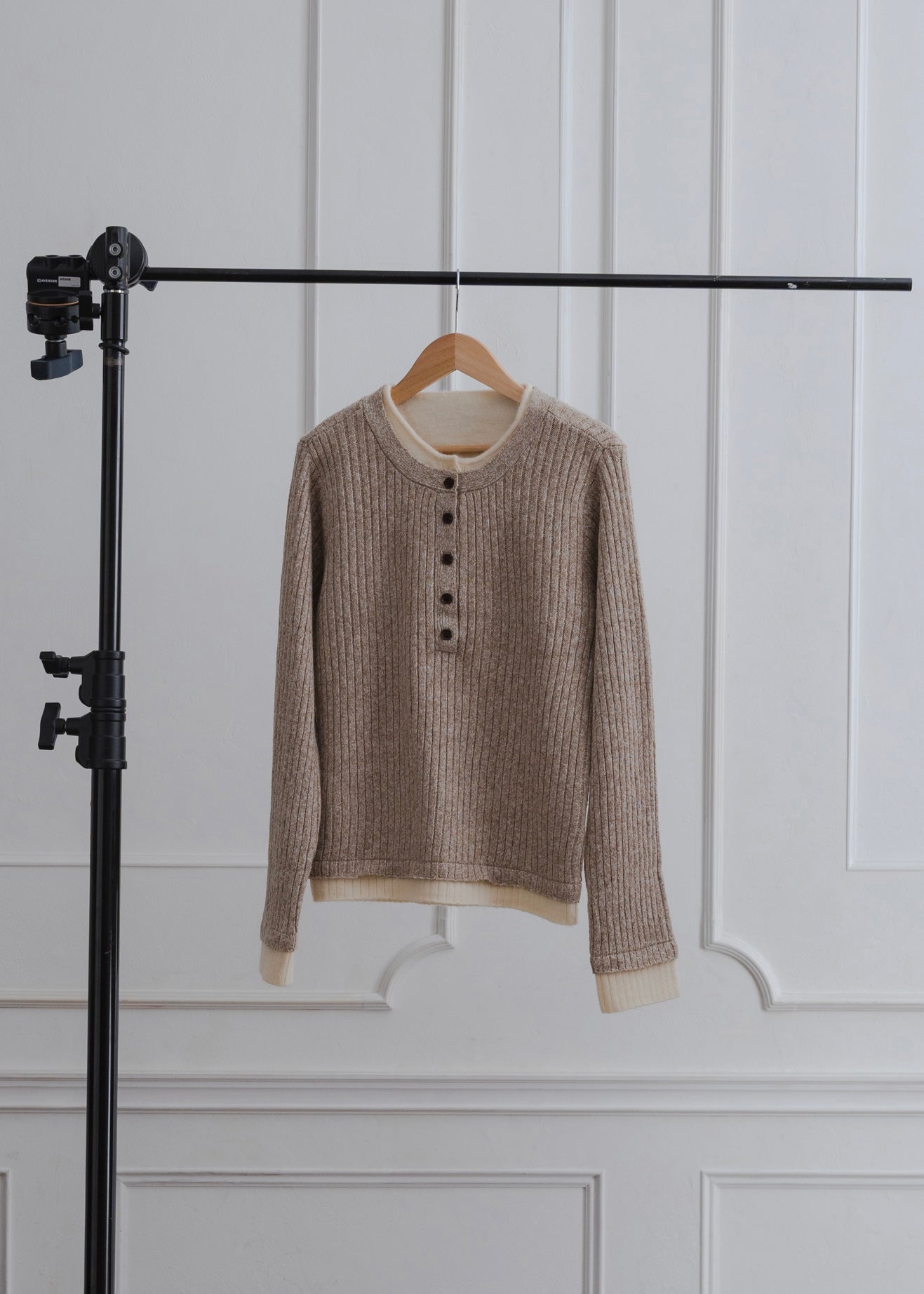 LAYERED MIX KNIT