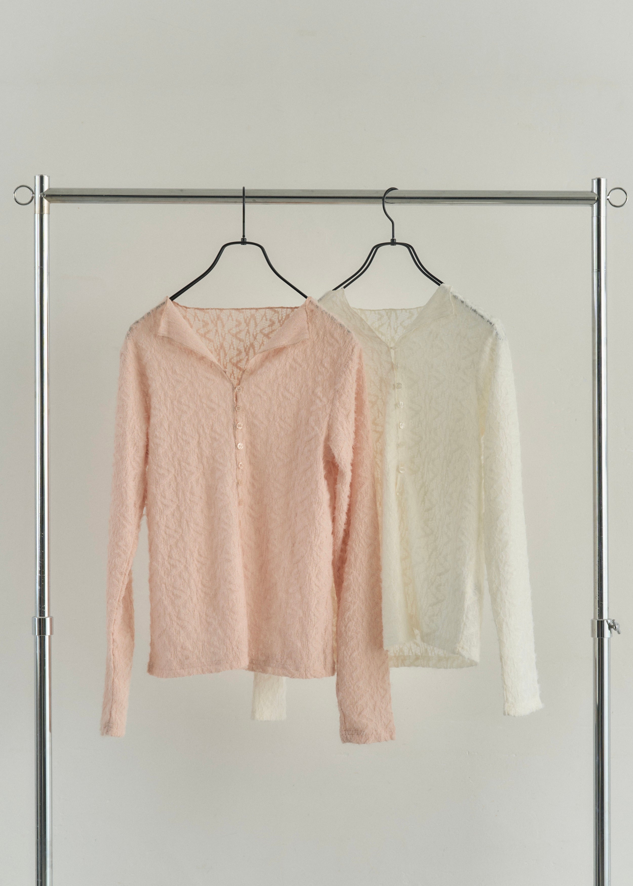 SHEER SHAGGY CARDIGAN