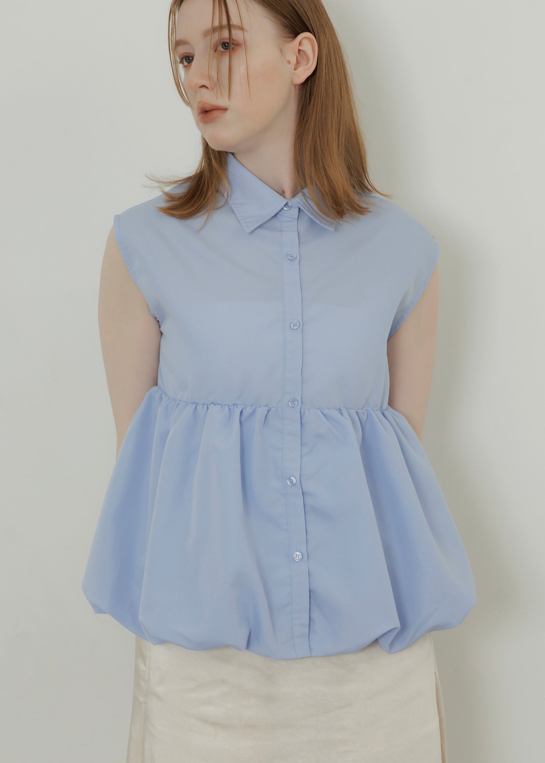 TIERED BALLOON SHIRT