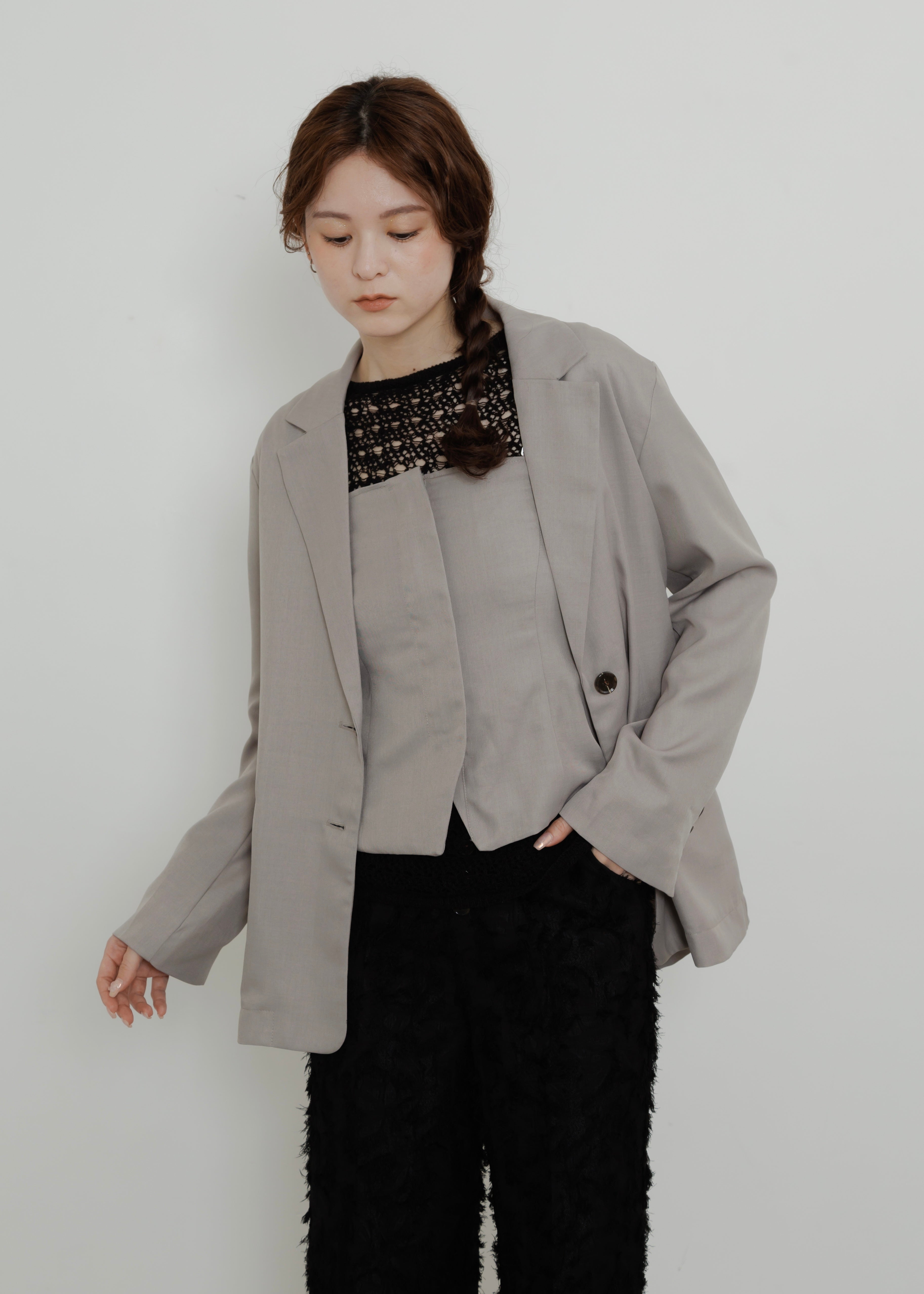 2WAY MESH CARDIGAN