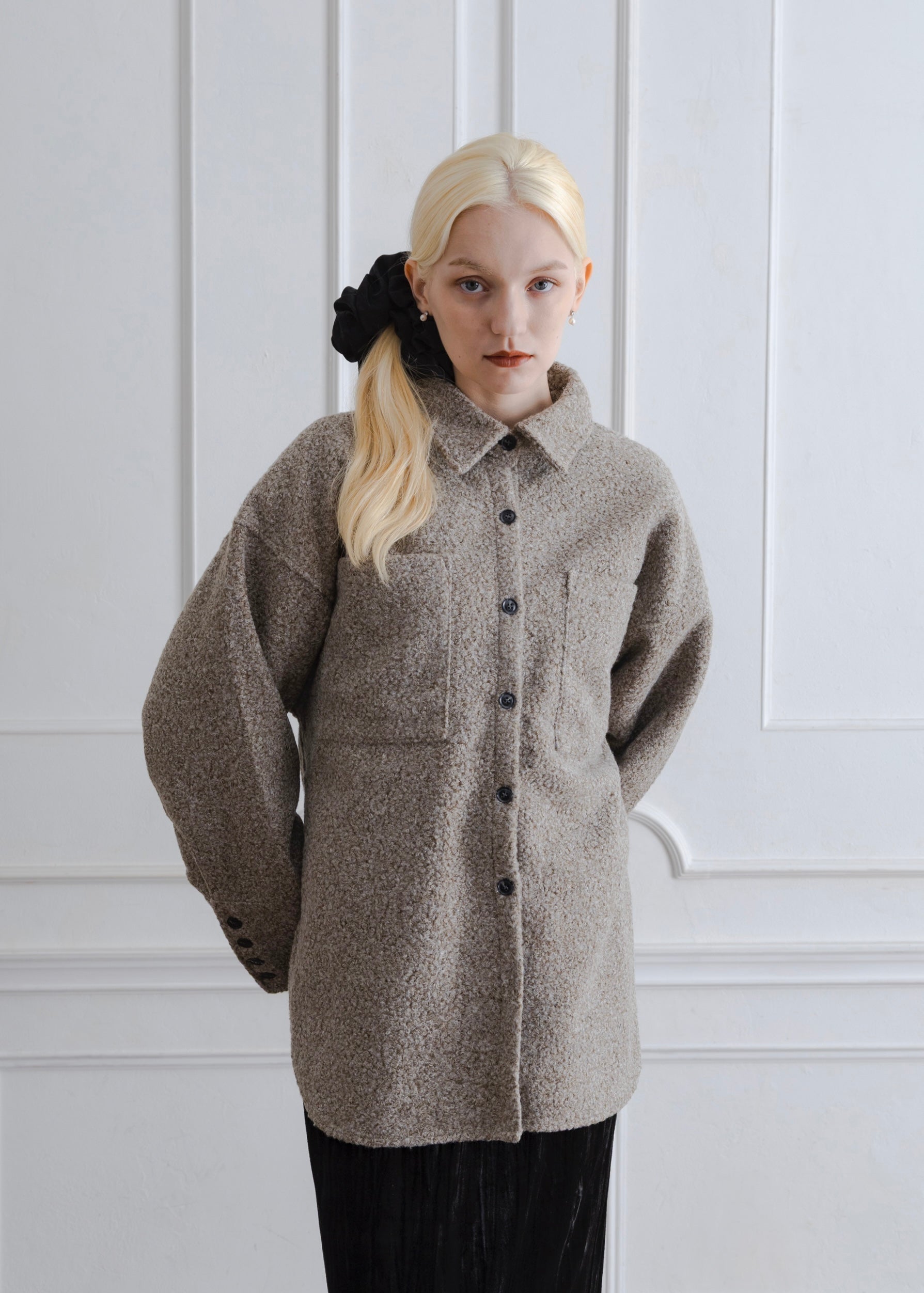LOOP TWEED SHIRT