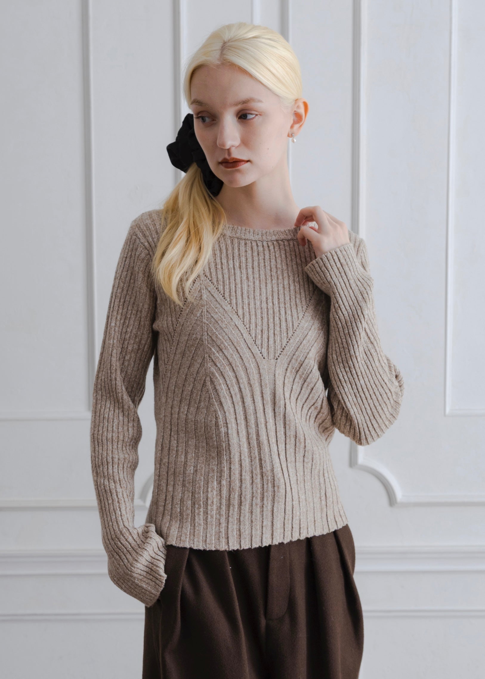 MIX KNIT PULLOVER