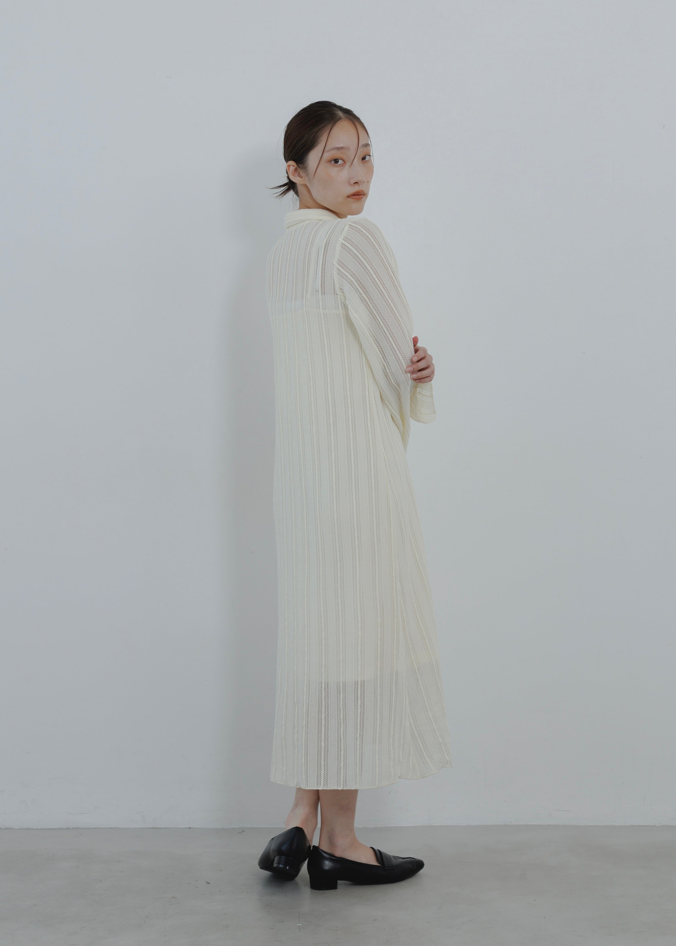 LACE POLO DRESS