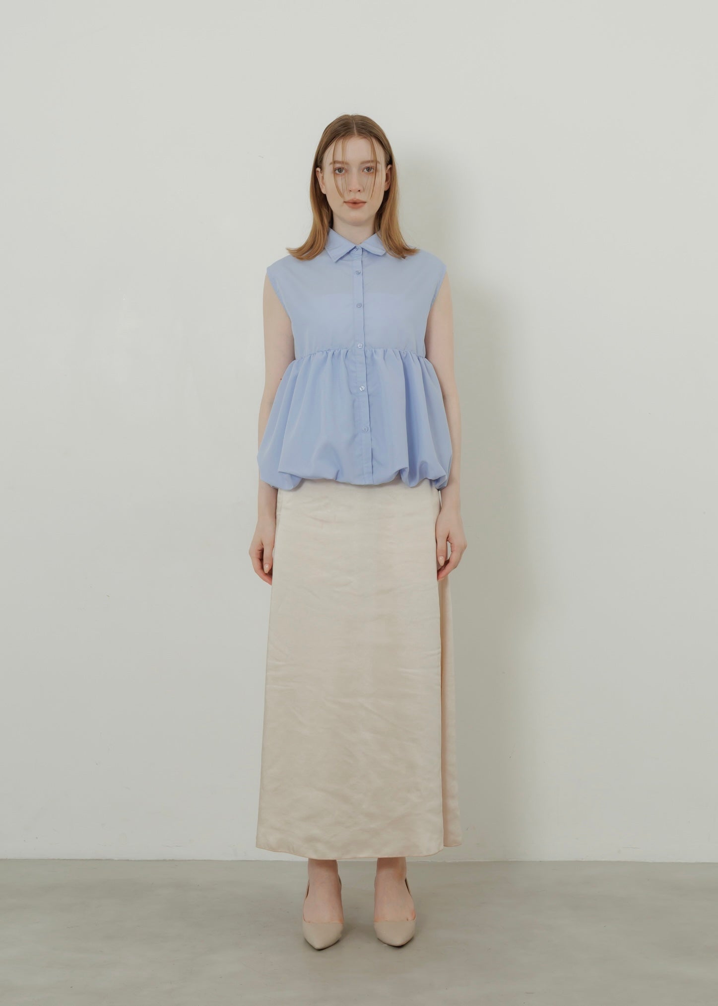 TIERED BALLOON SHIRT