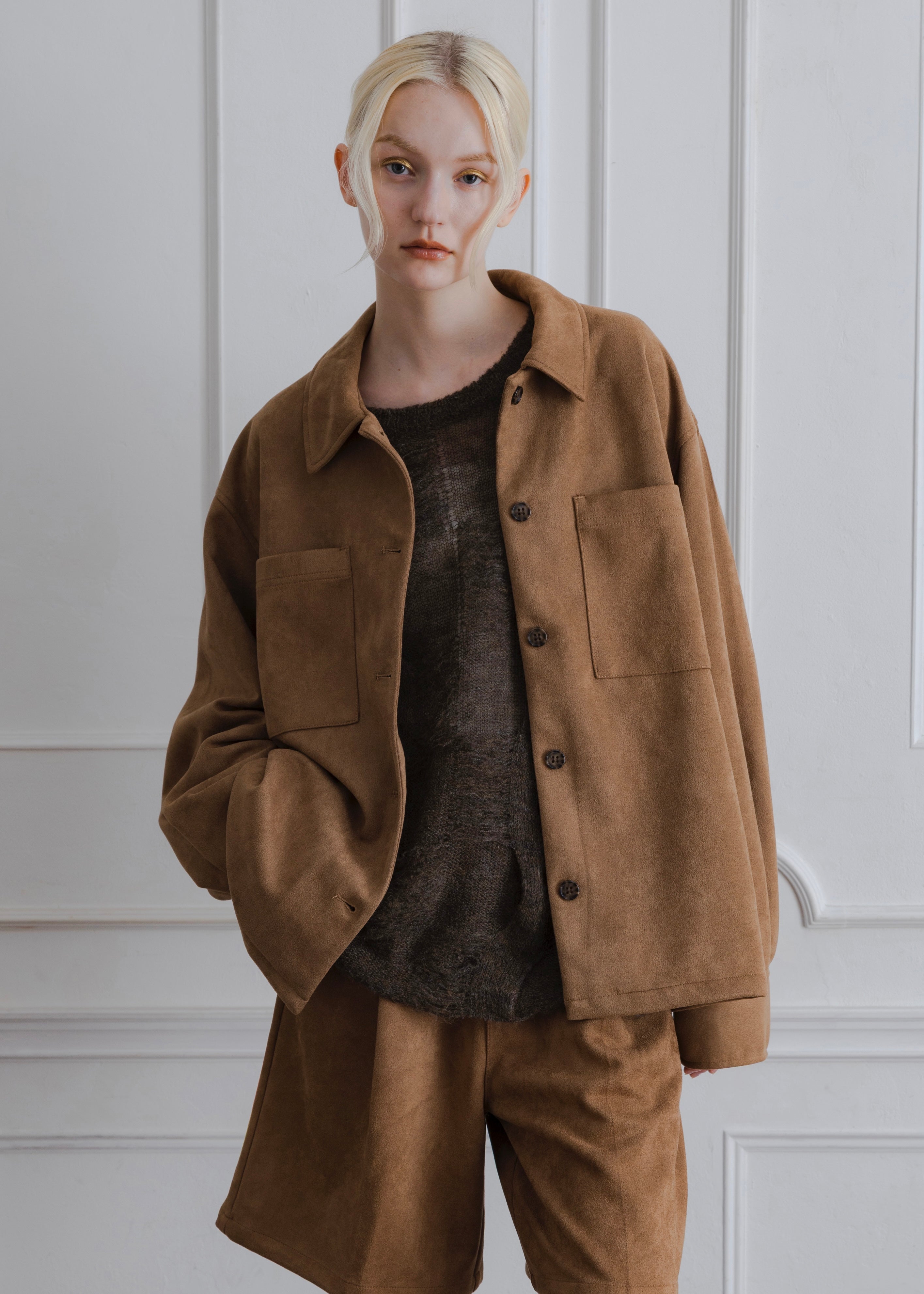 FAUX SUEDE JACKET