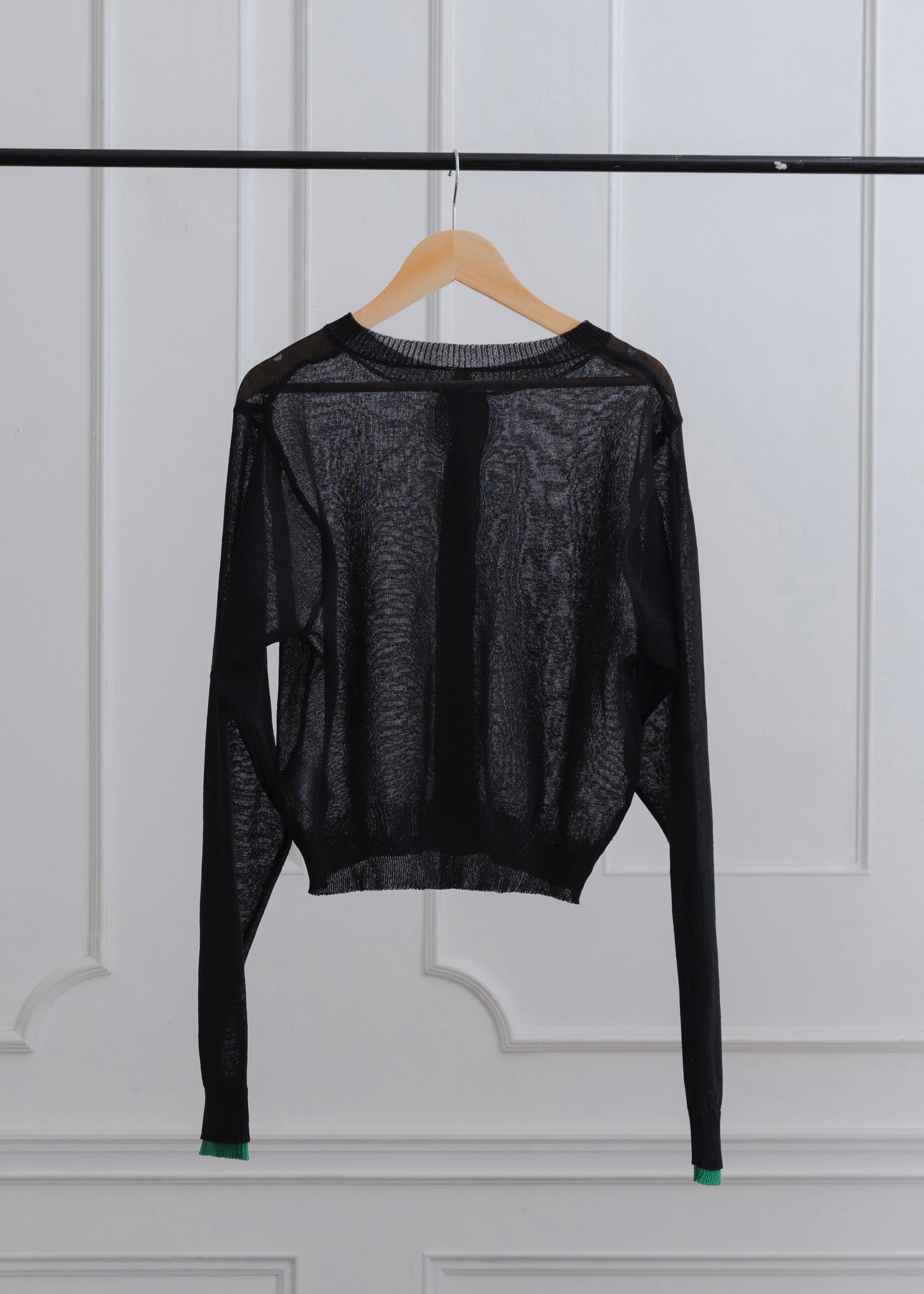 SHEER KNIT CARDIGAN