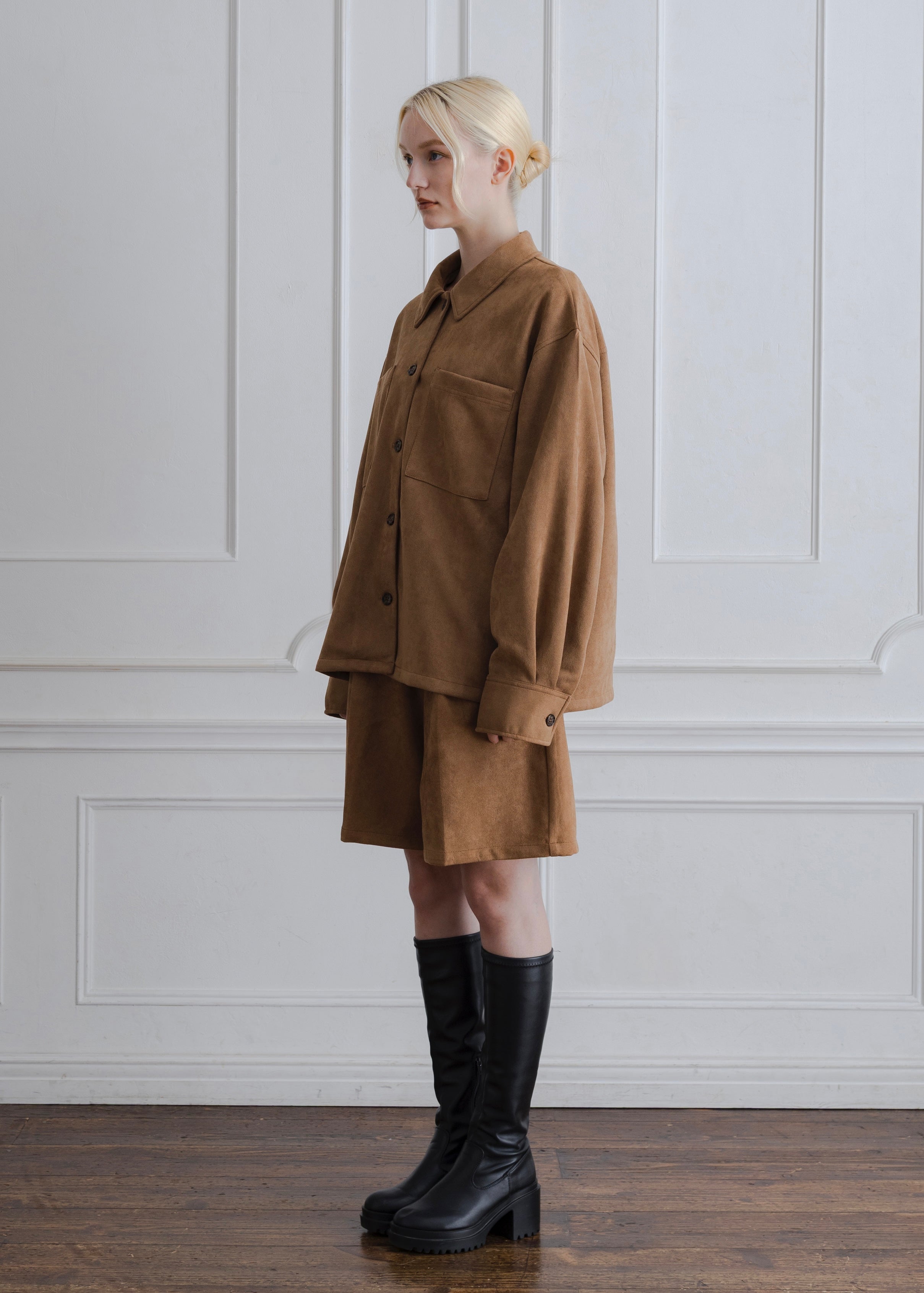 FAUX SUEDE JACKET