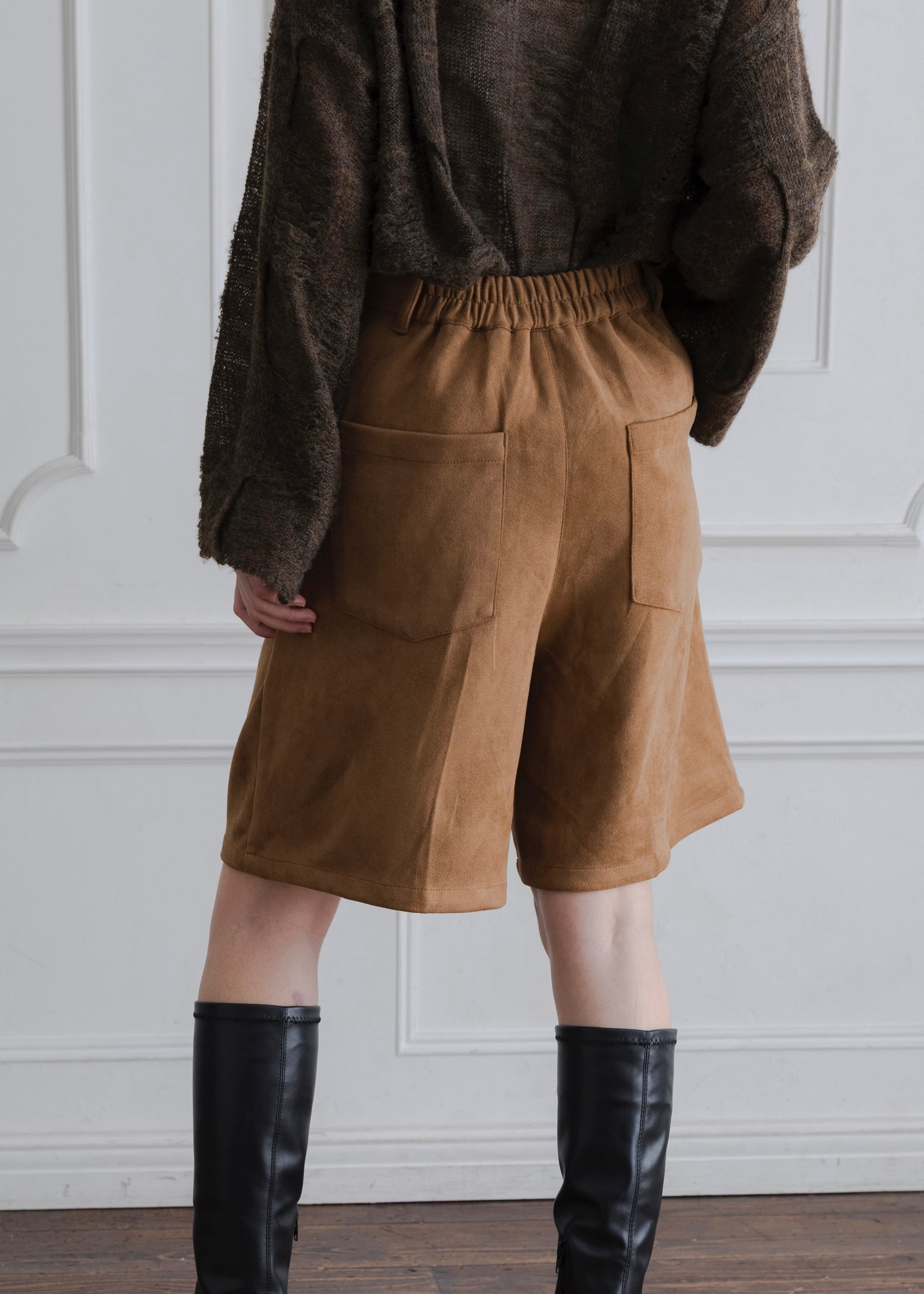 FAUX SUEDE PANTS