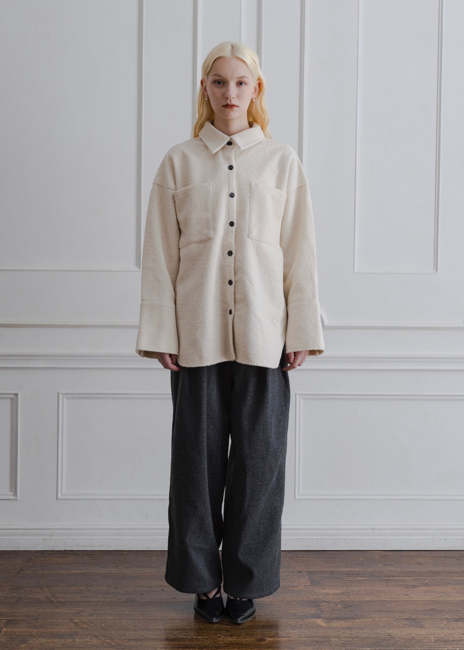 LOOP TWEED SHIRT