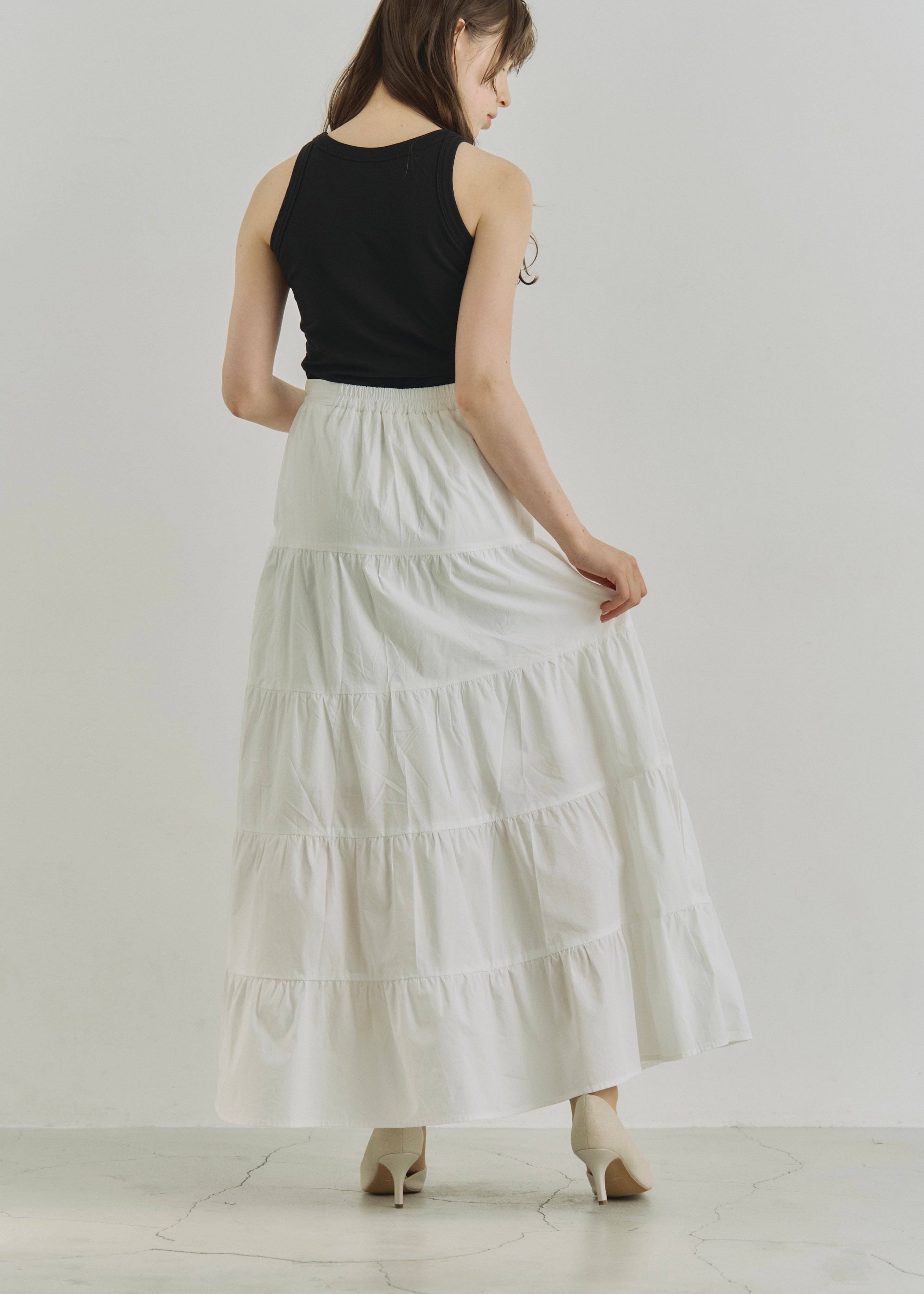 LAWN FLARE SKIRT