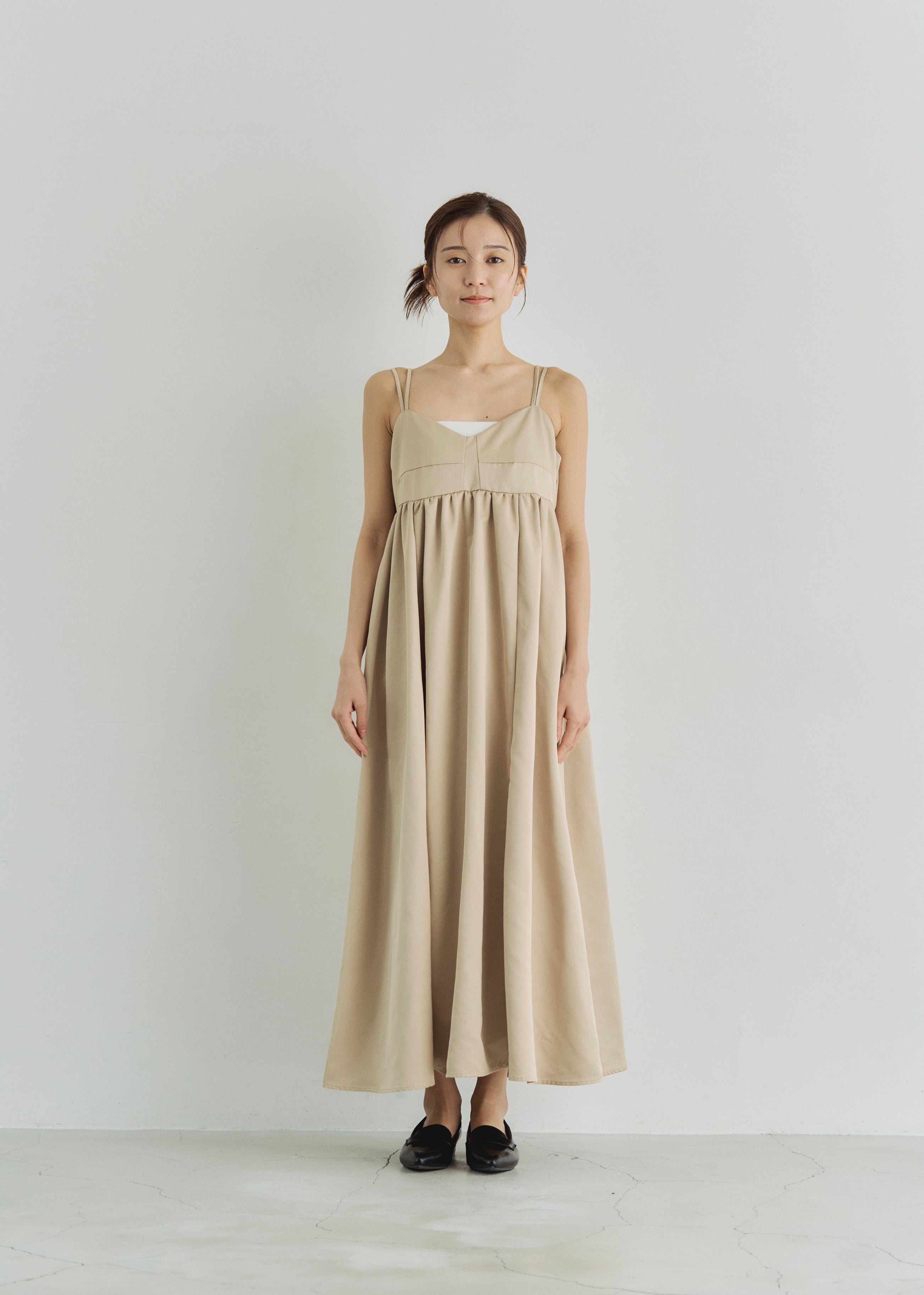 yourmle ワンピース TWILL CAMI DRESS