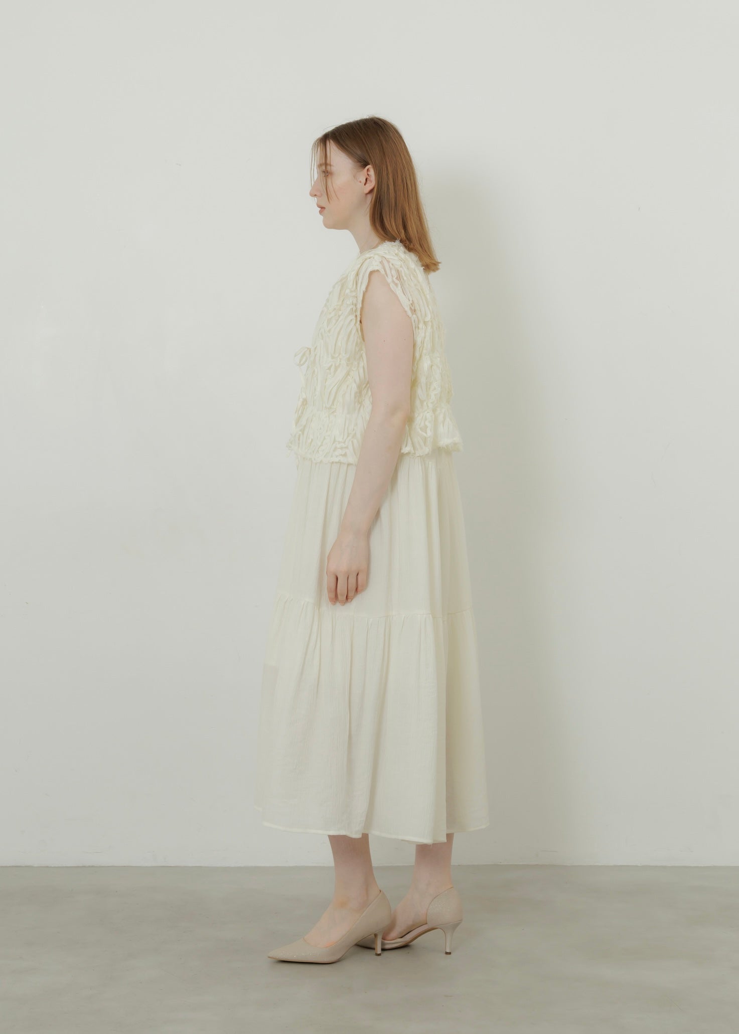 WASHER TIERED DRESS